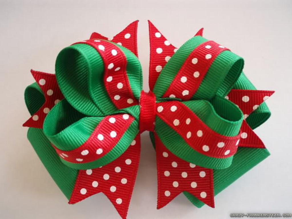 Widescreen Wallpaper Of Cool Christmas Bow, WP IHB 48 B.SCB