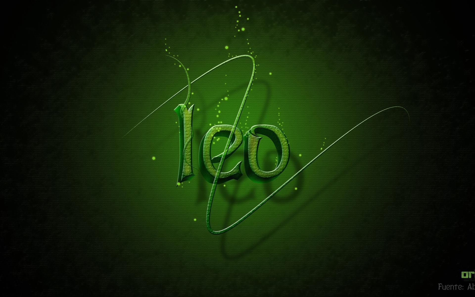 Photomanipulation leo wallpaper