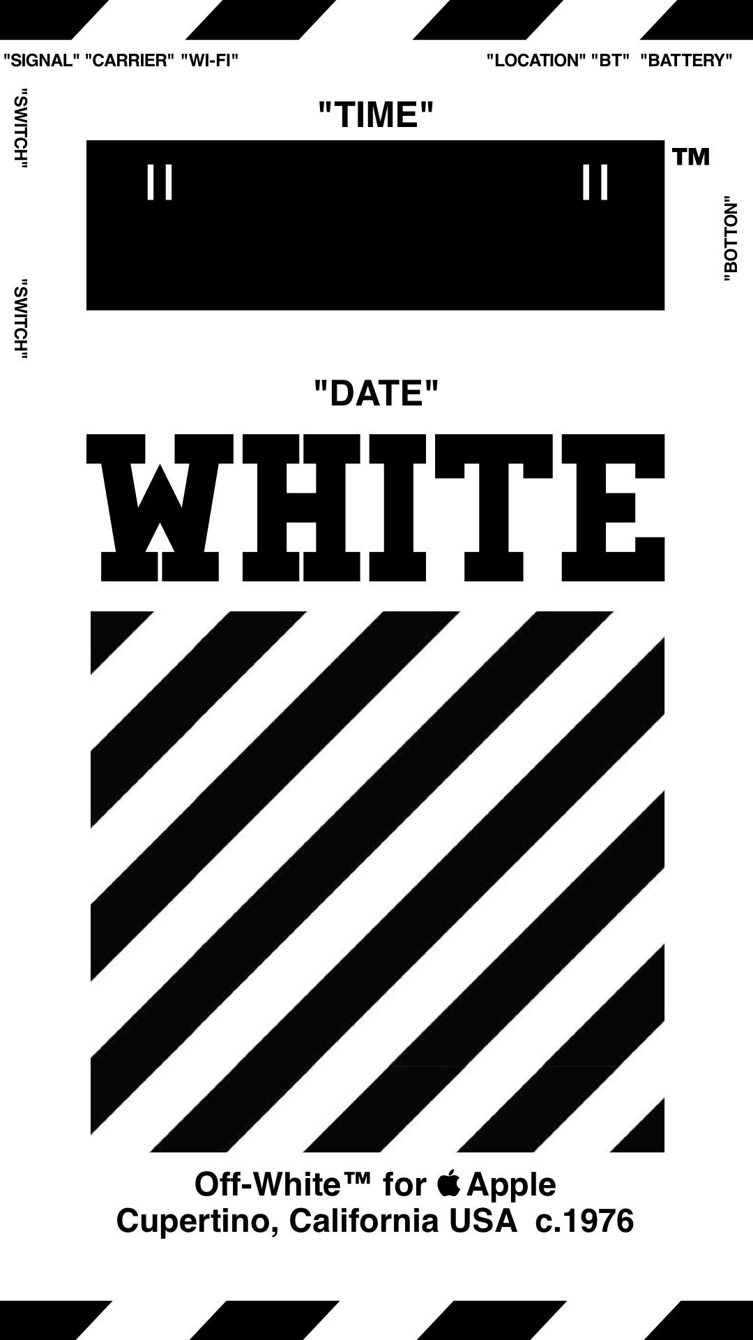 off white black logo