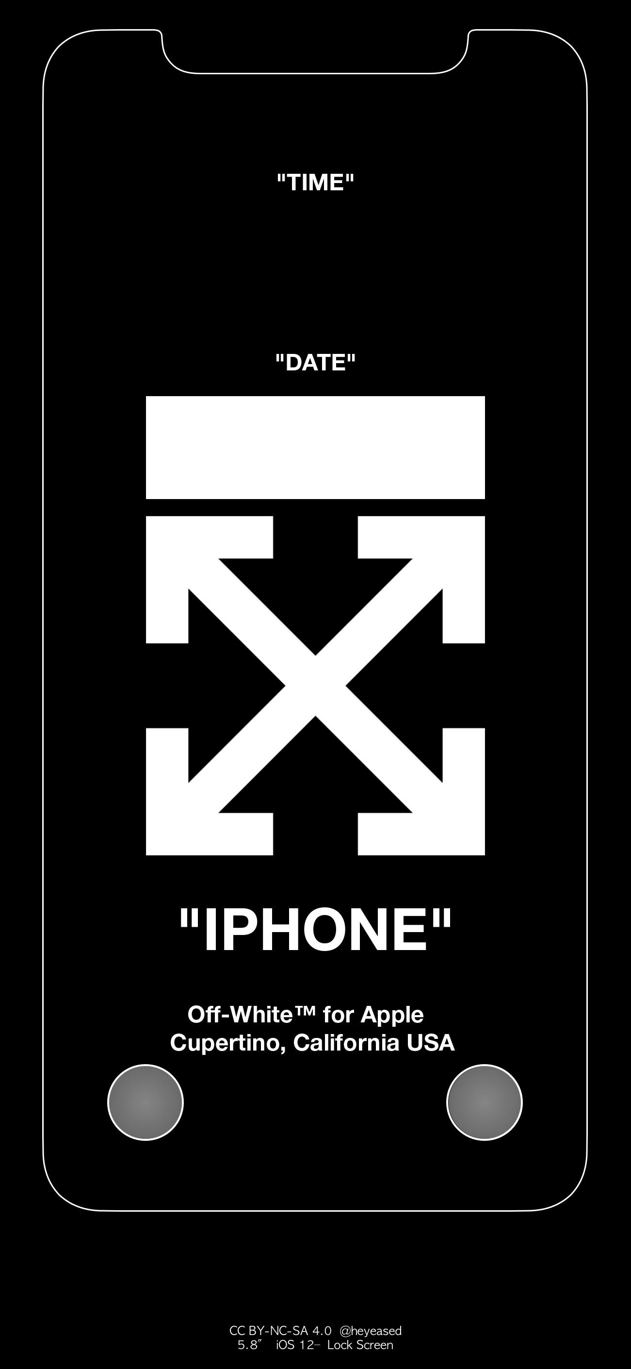 Off White Iphone X Wallpaper Hd
