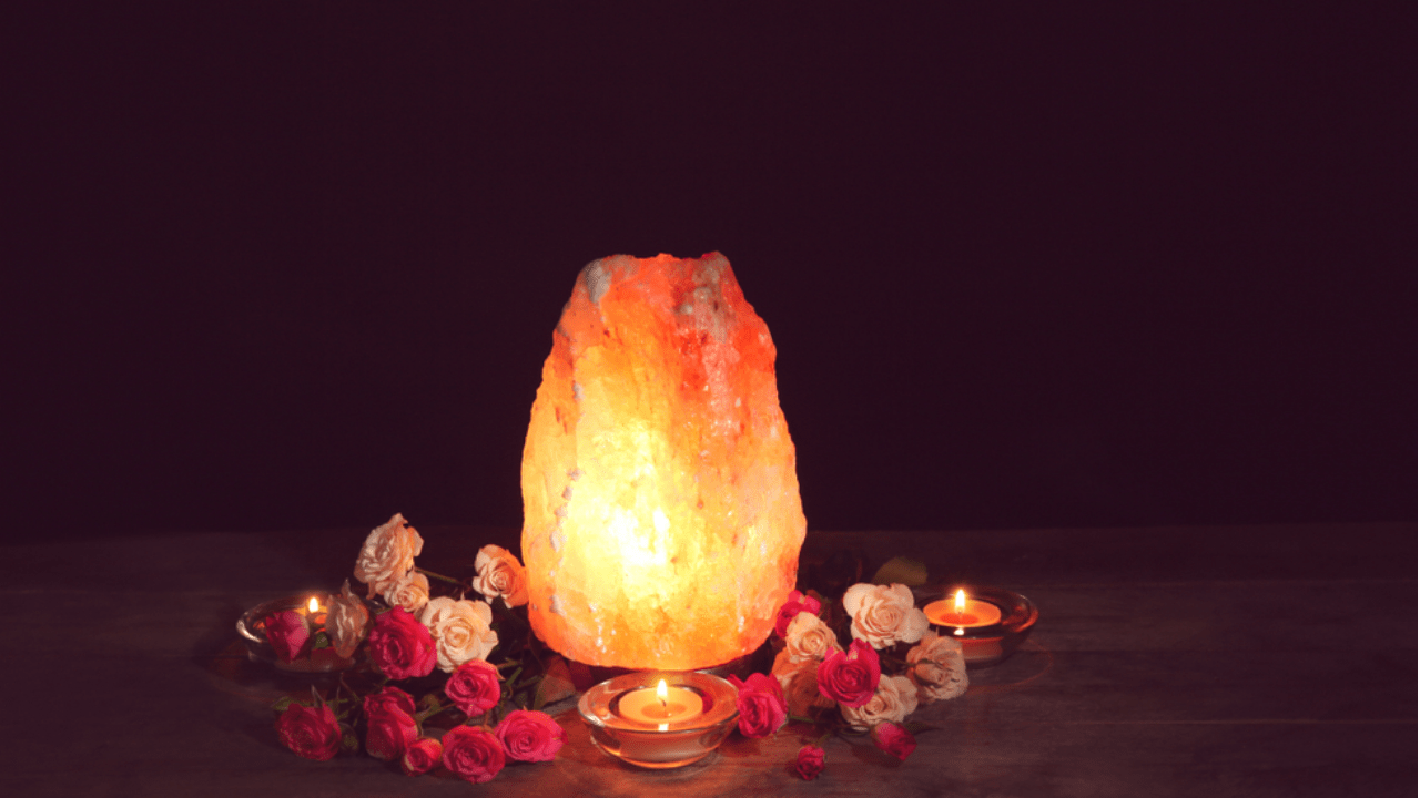 Natural Himalayan Rock Crystal Salt Lamp, Candle Holders, Firebowl