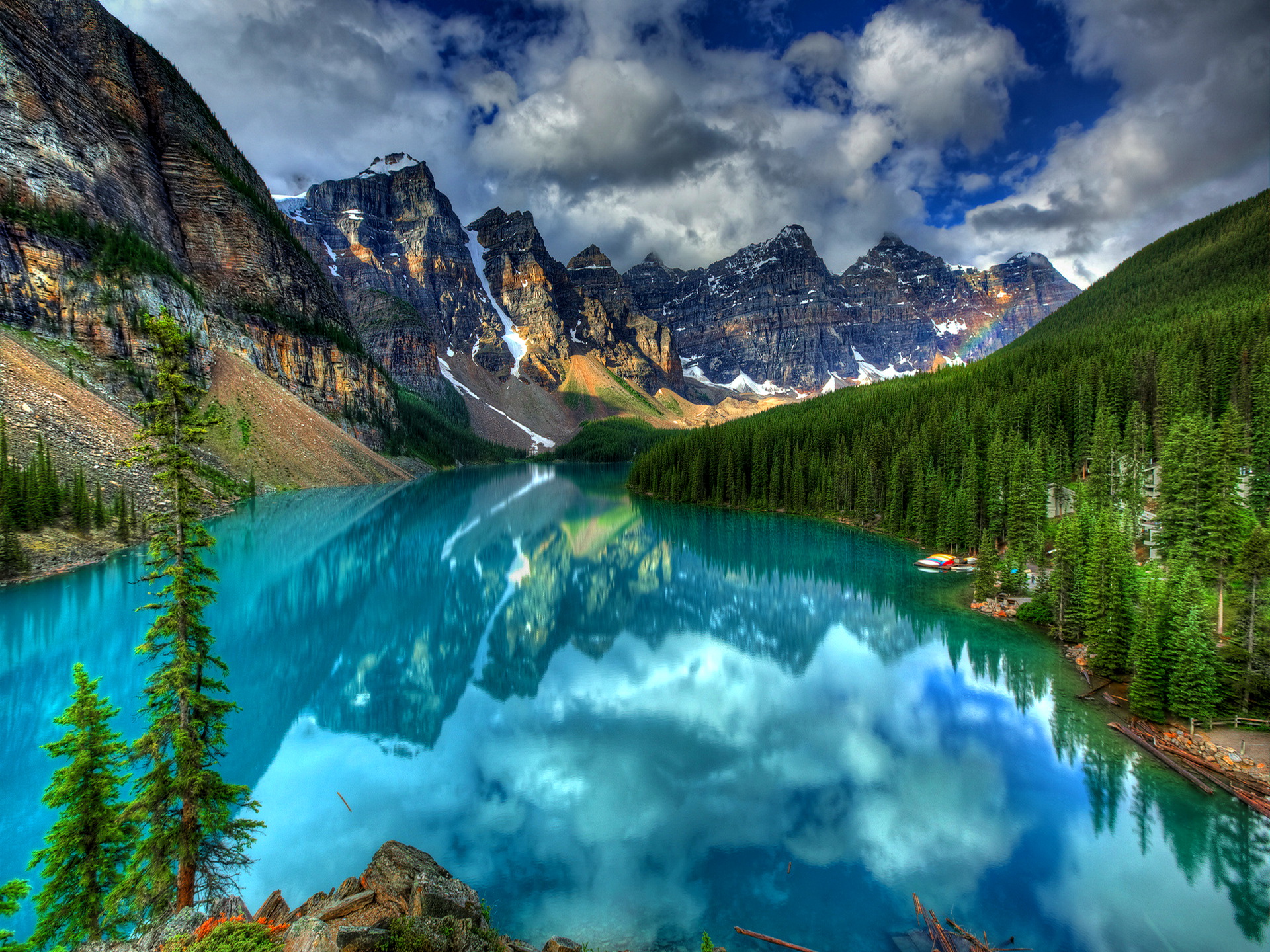 Mountains And Lakes Wallpaper 9 X 1440