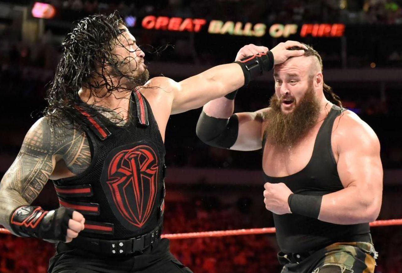 WWE Hell In A Cell 2018: Roman Reigns Defeating Braun Strowman And 5