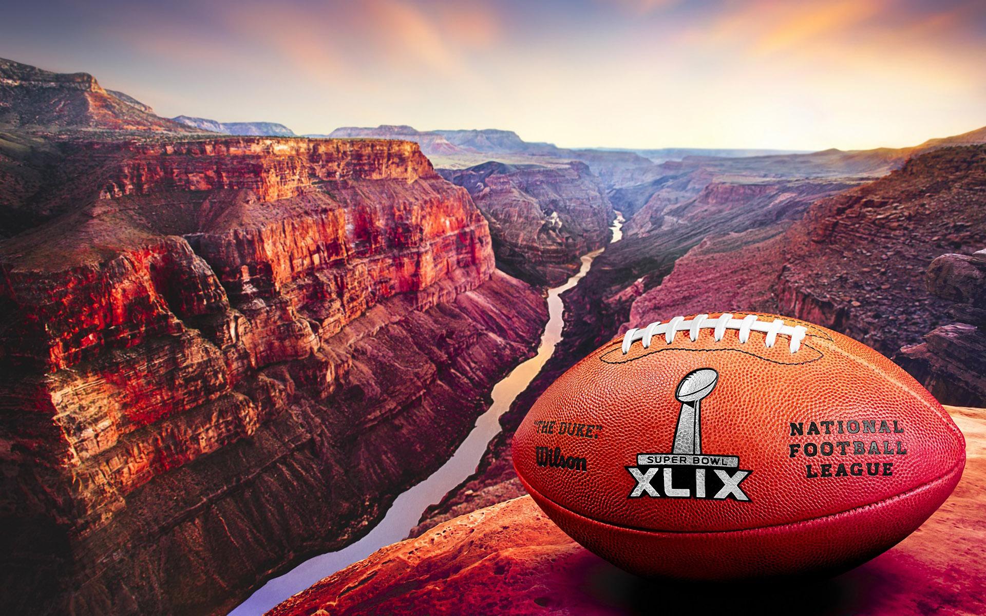 Official Ball Super Bowl XLIX HD Wallpaper