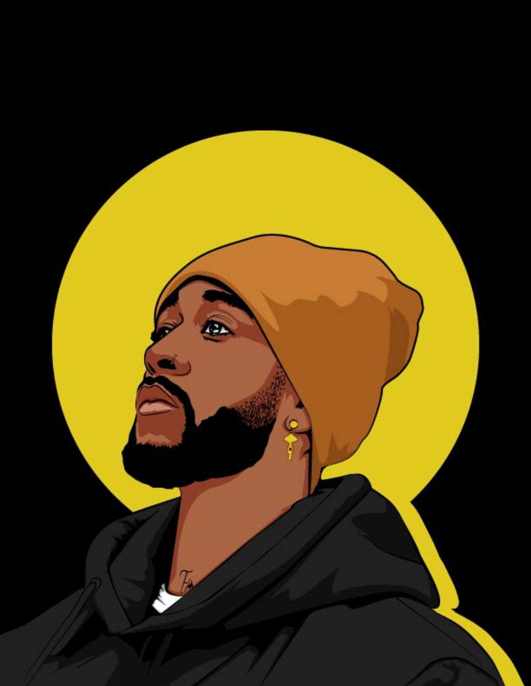 omarion art. vector potrait by Cyler. Graphic design