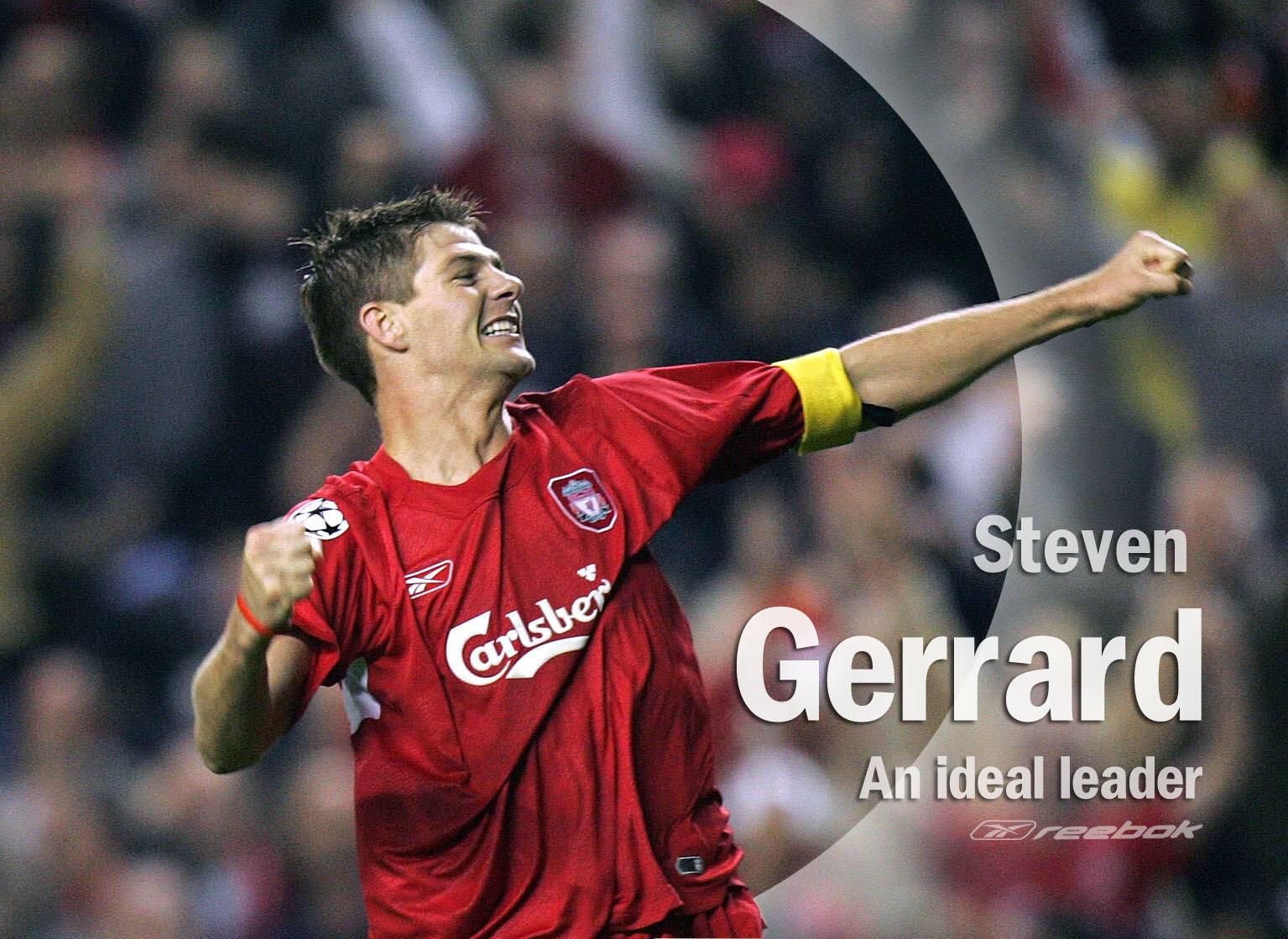 steven gerrard celebrating hd