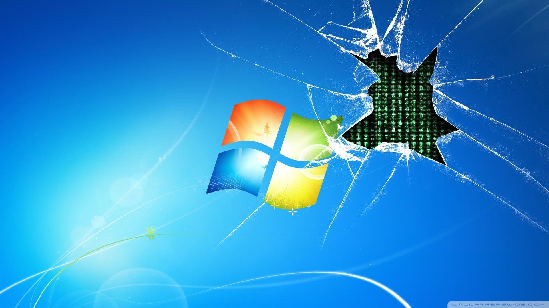 Windows 7 runs on the Matrix [Wallpaper]