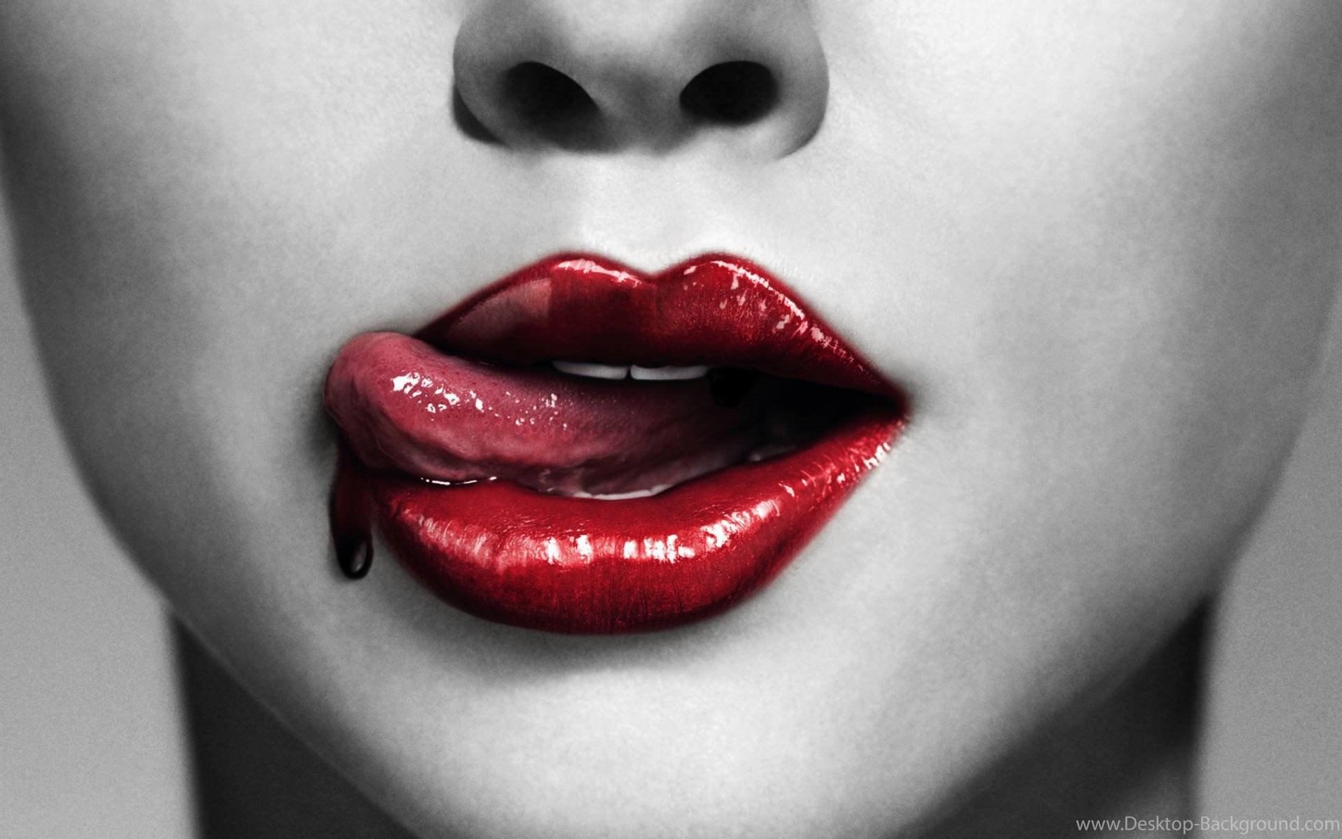 Gallery For Blood Lips Wallpaper Desktop Background