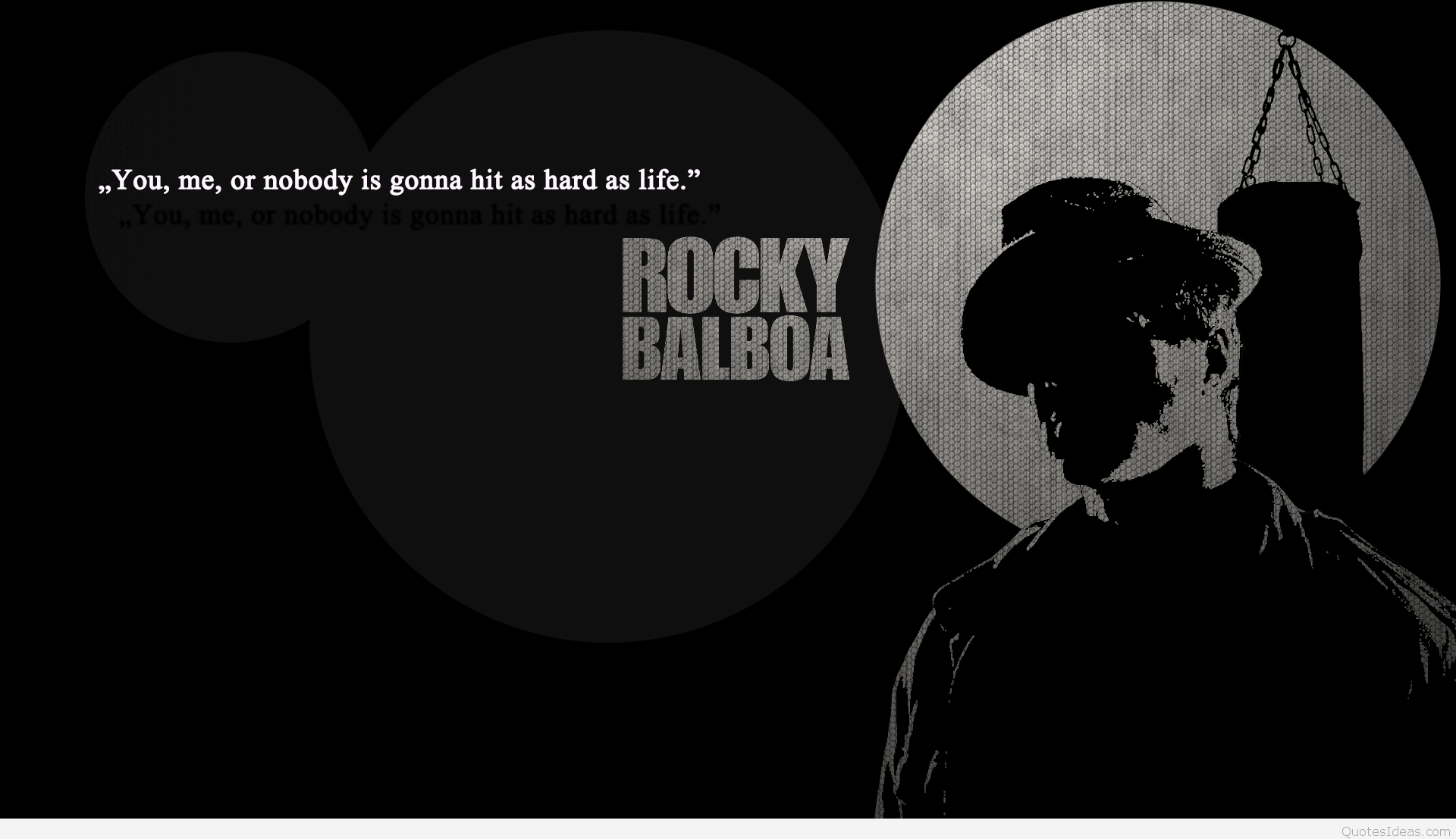 Sylvester Stallone Rocky quotes wallpaper new