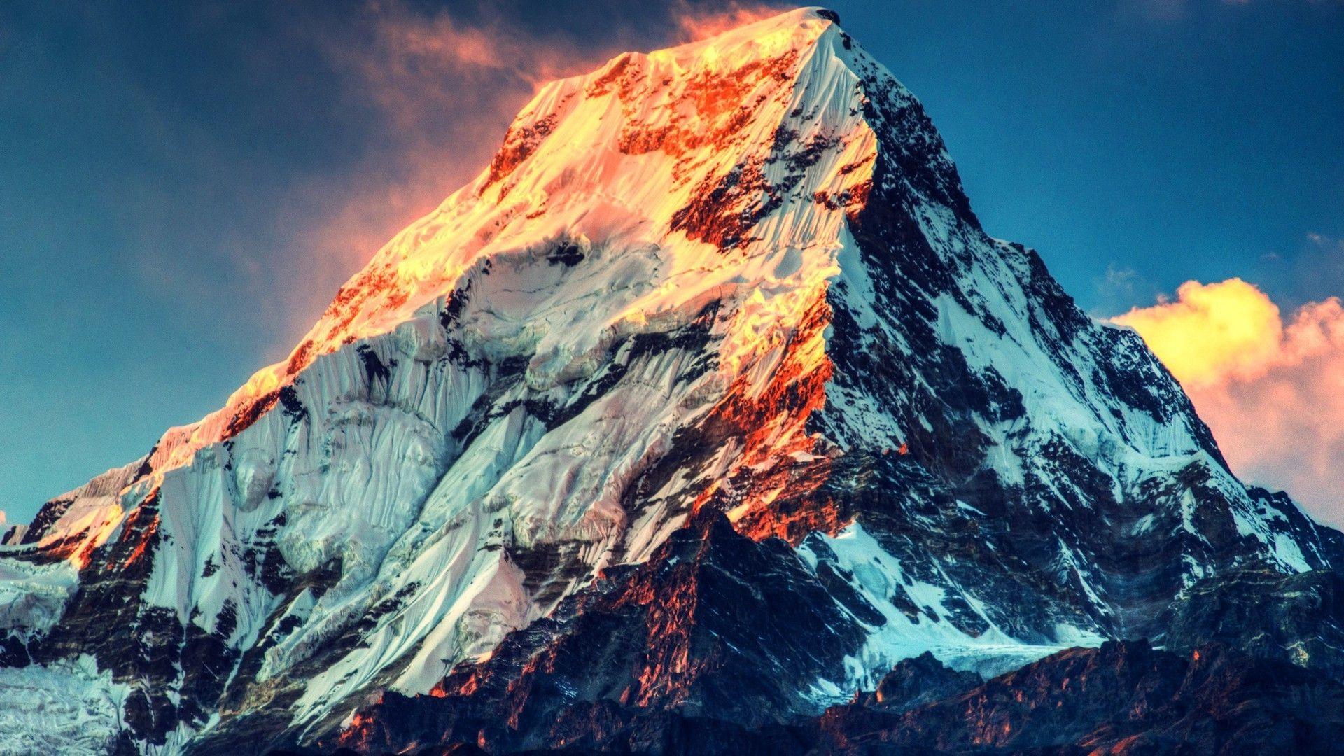 Mount Everest Wide High Definition Wallpaper Download Mount