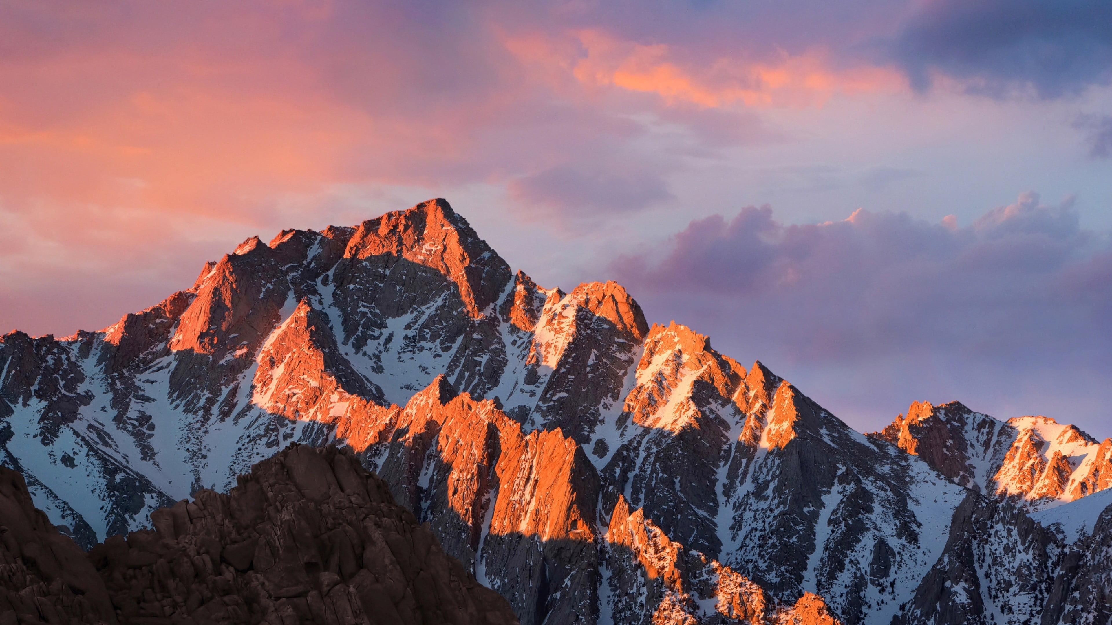 Mount Everest during dusk HD wallpaper
