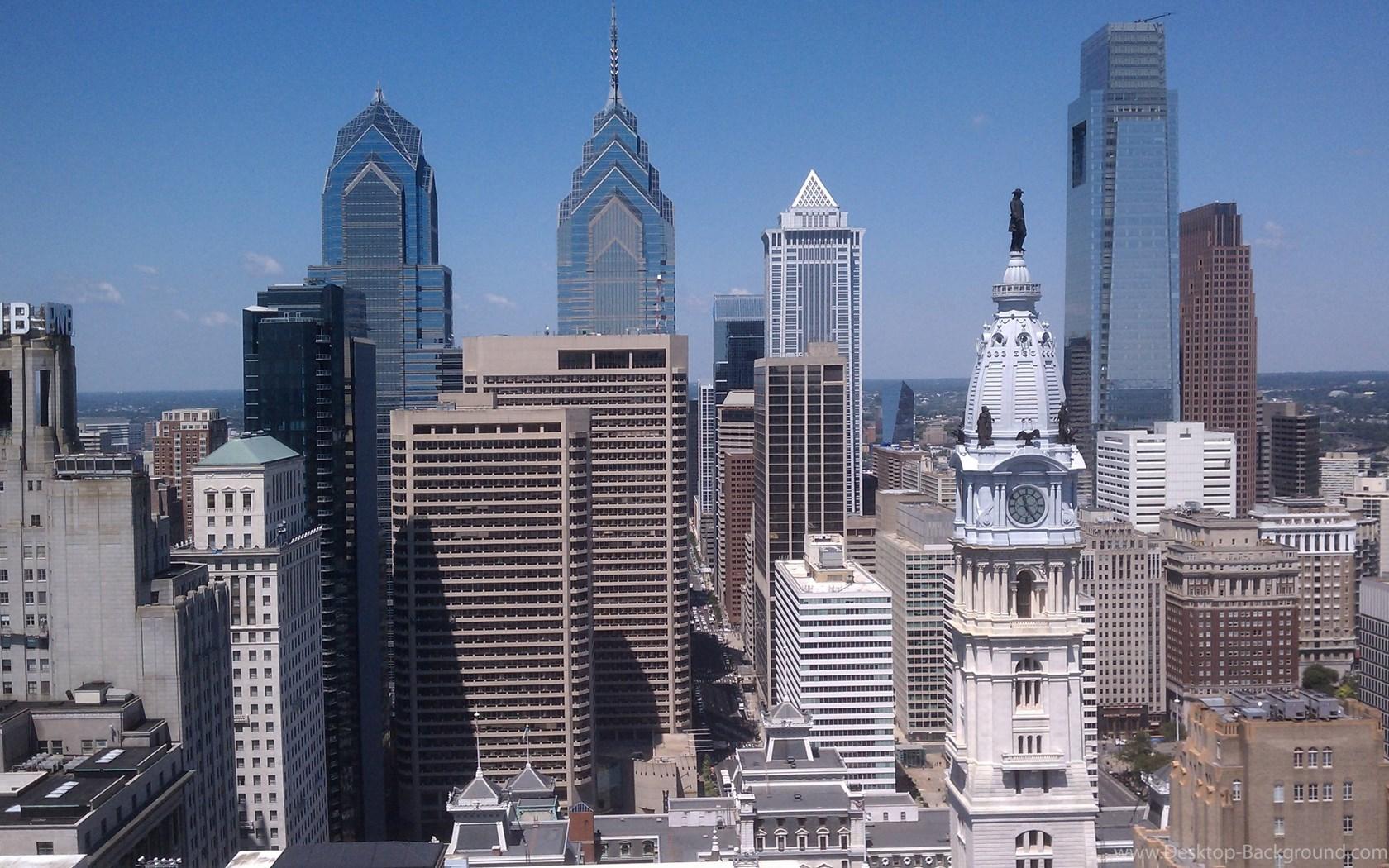 Philadelphia Skyline Wallpaper Desktop Background