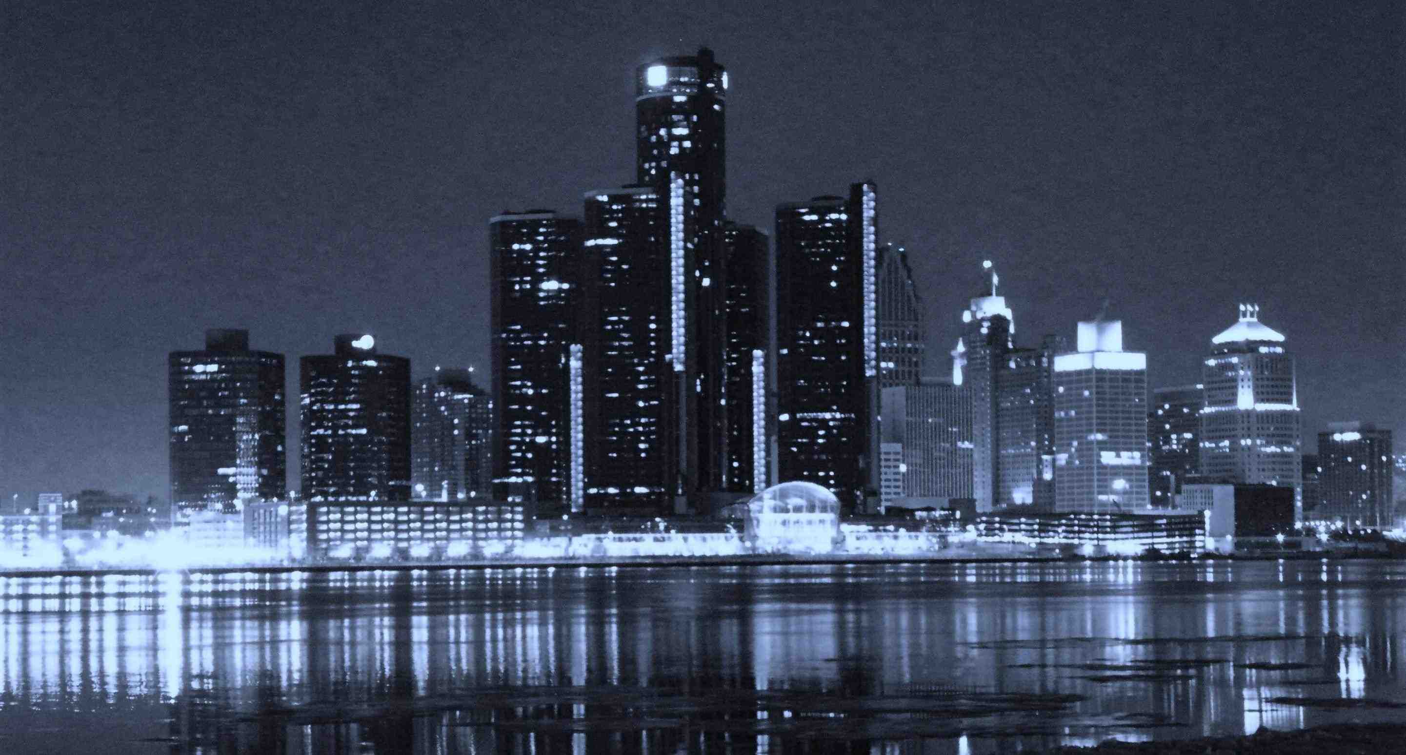 Detroit Skyline Backdrop – Backdrop City
