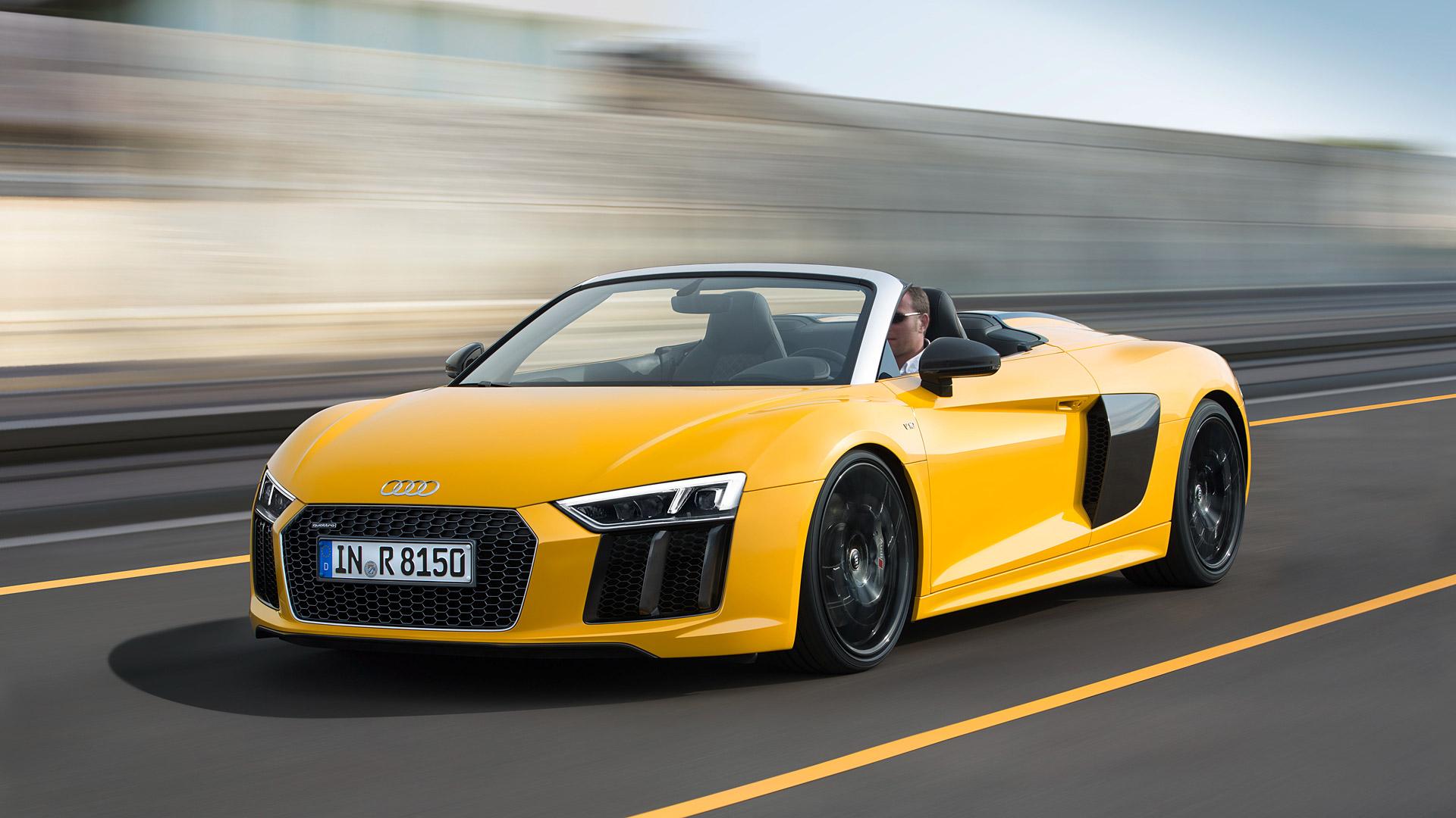 Audi R8 Spyder V10 Wallpaper & HD Image