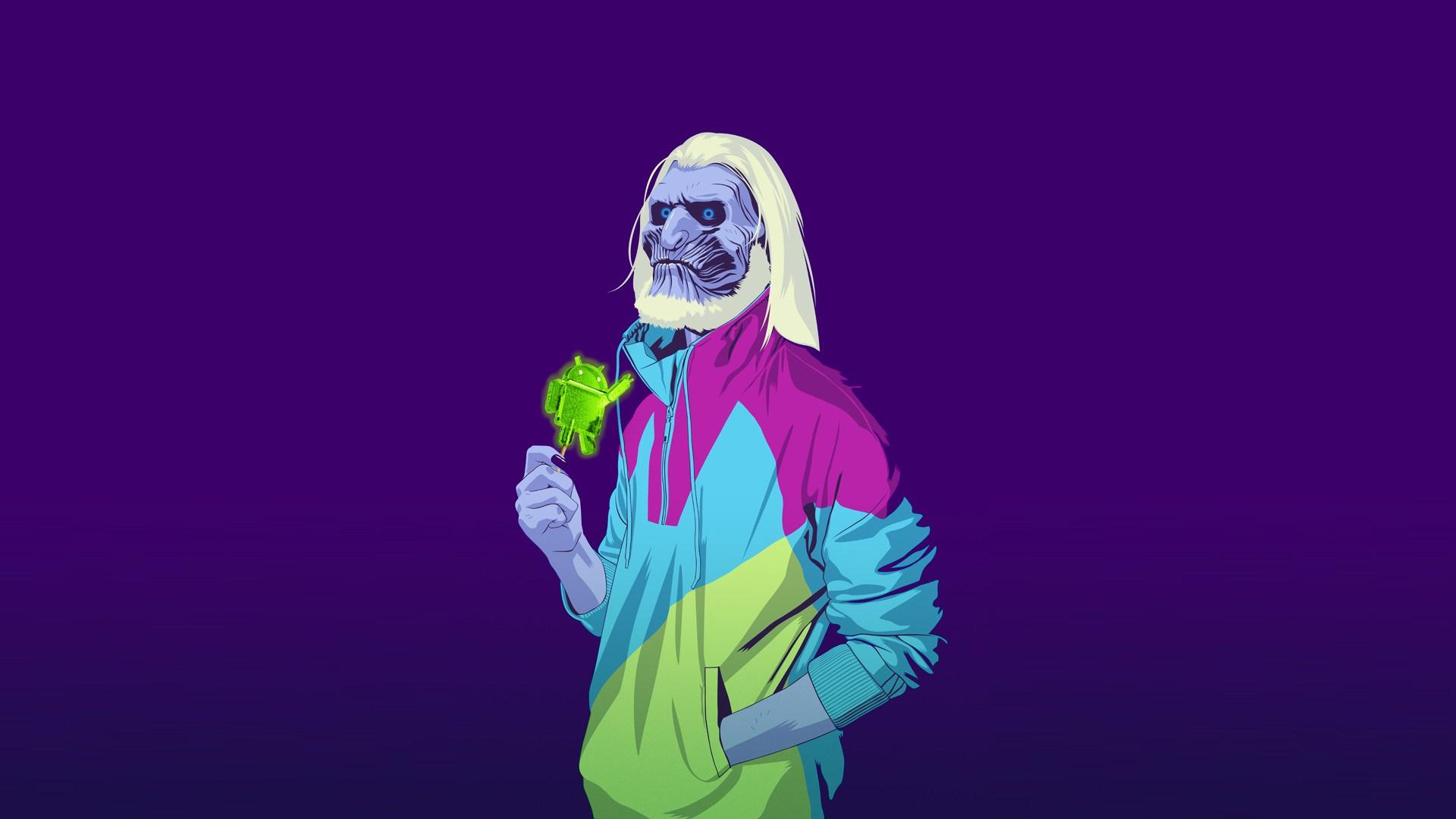 minflat dark material wallpaper lollipop