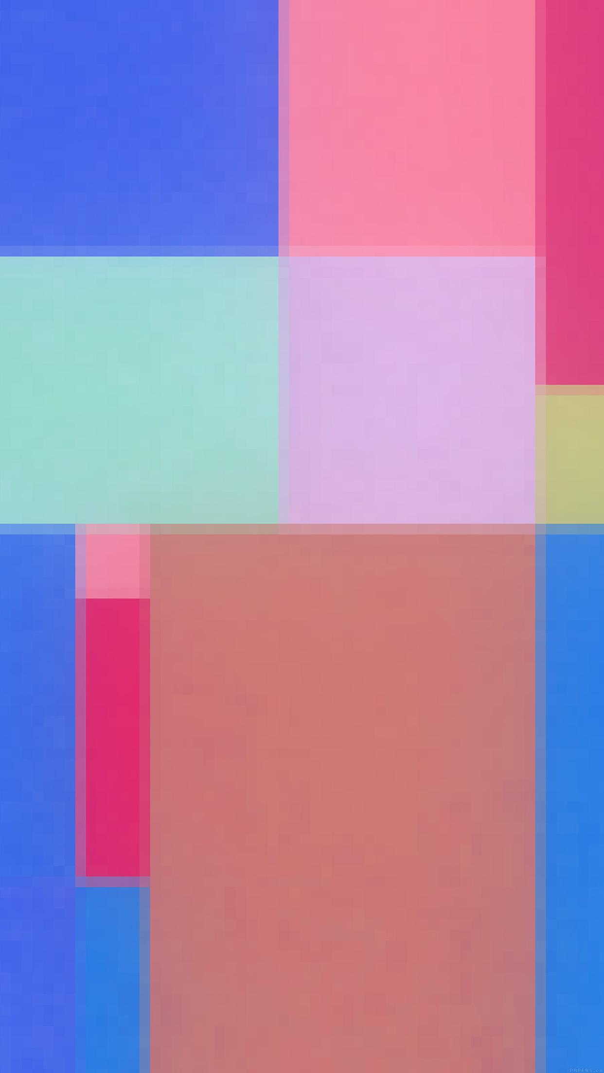 Android Lollipop Mosaic Blue Pattern Android wallpaper HD