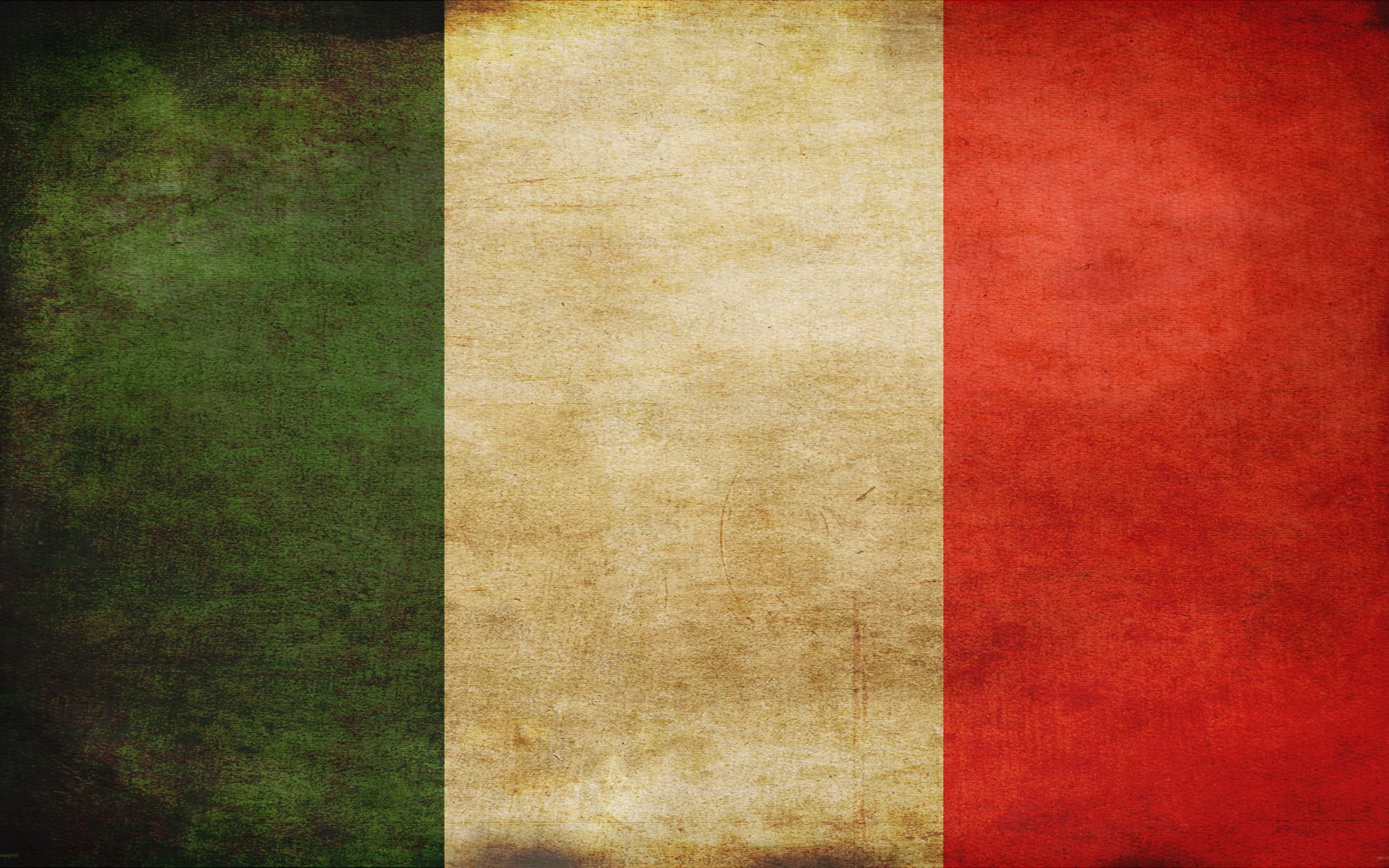 Download wallpaper Flag of Italy, retro style, retro texture