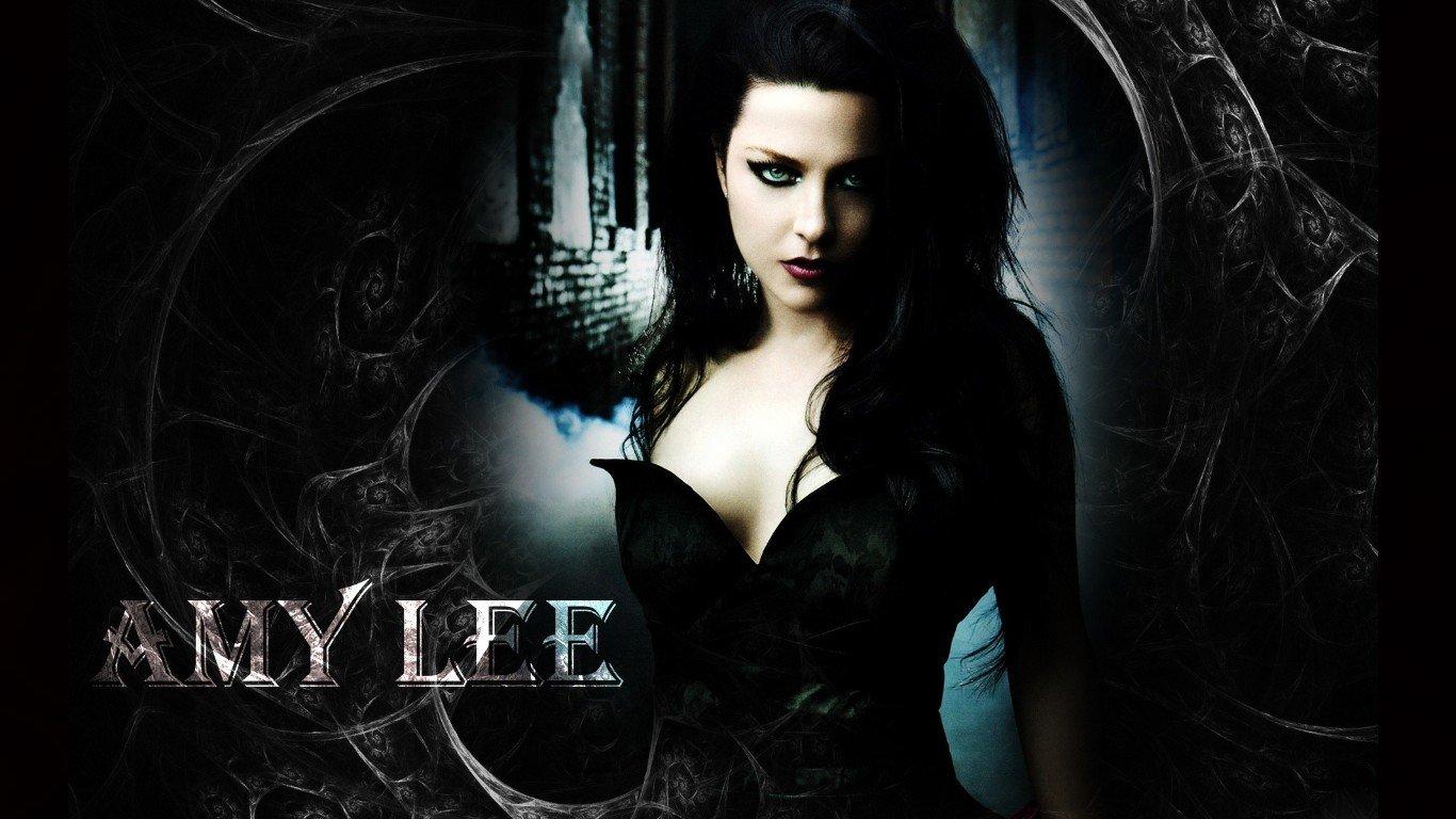 Amy Lee wallpaper 1366x768 (laptop) desktop background