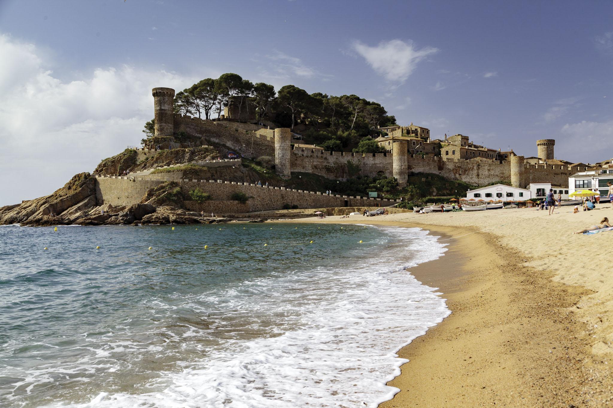 Fortress of Vila Velha, Costa Brava. Spain wallpaper and image