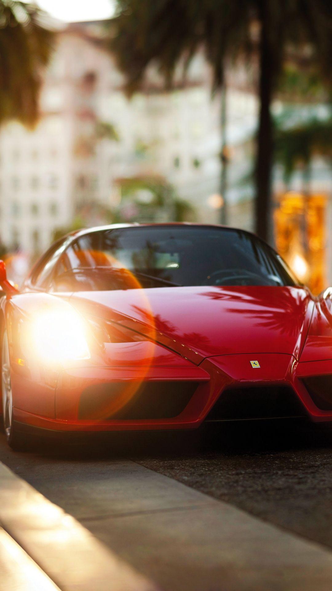 Ferrari Enzo Red Side View #iPhone #wallpaper. iPhone 6 8 Wallpaper
