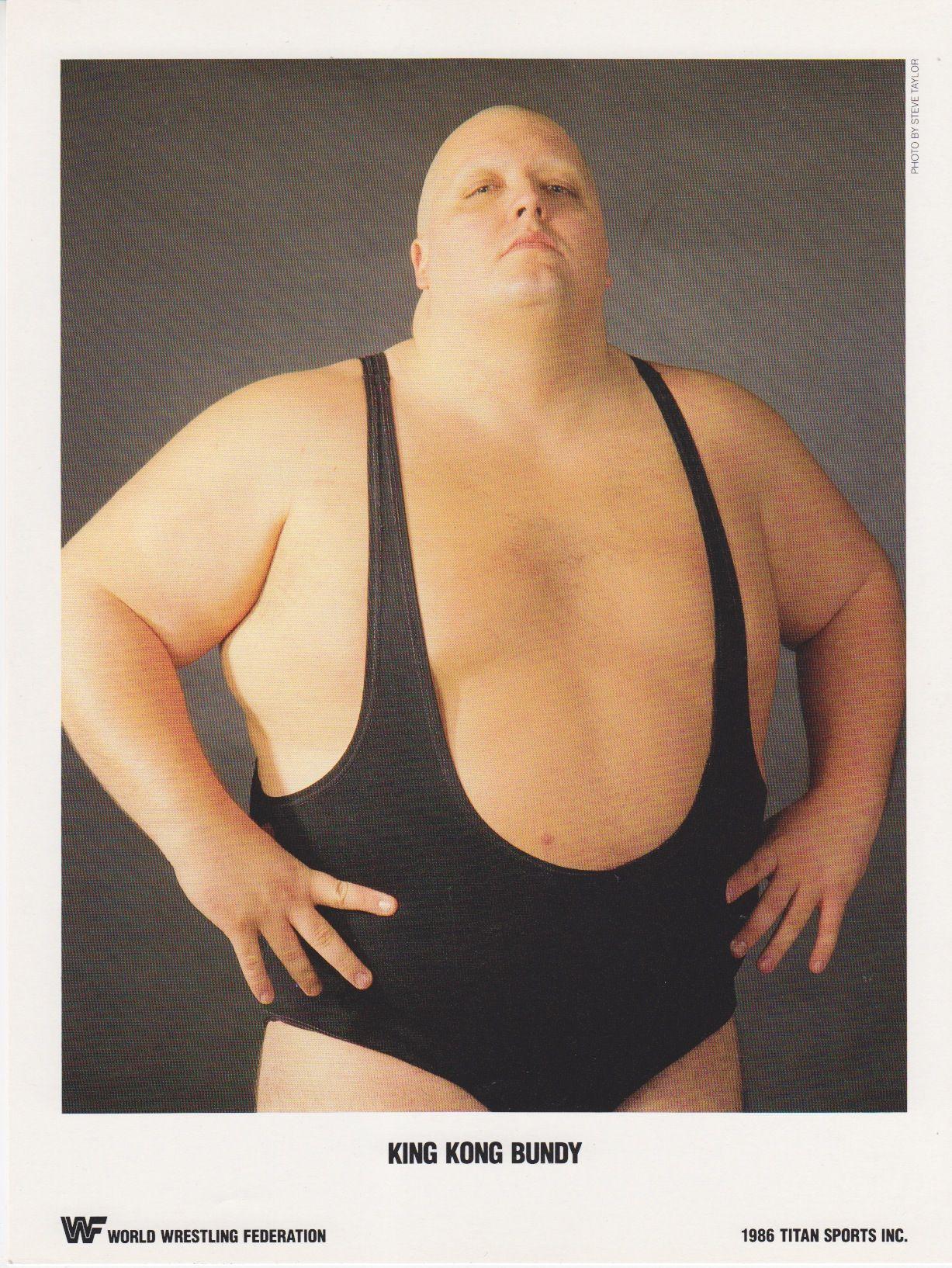 King kong Bundy. Wrestlers we went to see
