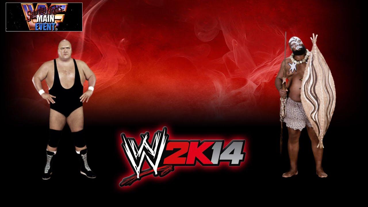 WWE2K14 KING KONG BUNDY VS KAMALA