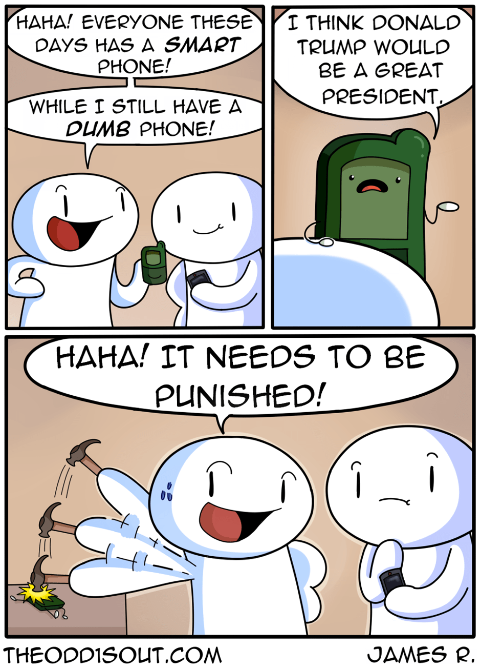 PUNISH THE PHONE JAMES!!!!!!!!!!. Theodd1sout. Funny, Funny Comics