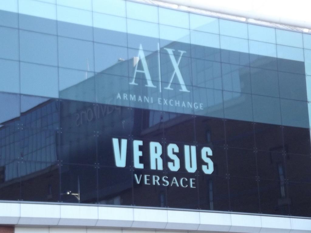 Bullring. X Armani Exchange Versus Versace. Bullring
