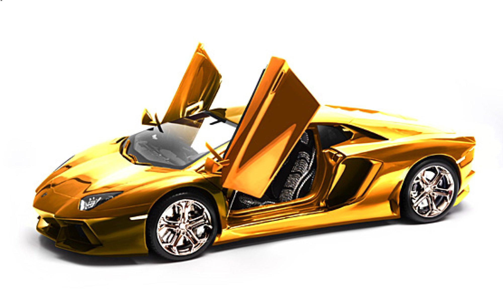 image of Golden Cars Wallpaper - #CALTO