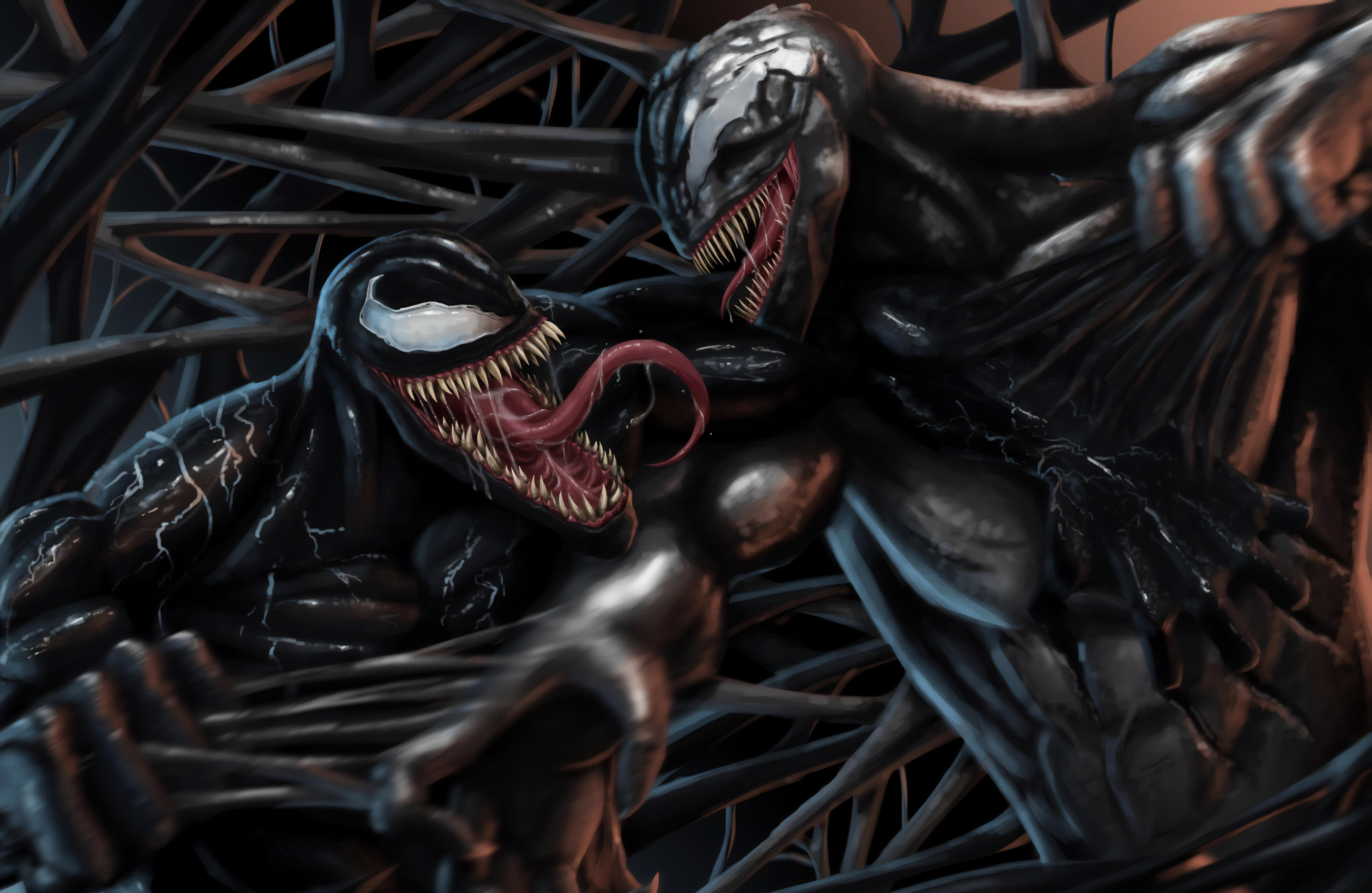 Wallpaper Venom, Riot, Artwork, 4K, 8K, Movies / Editor's Picks