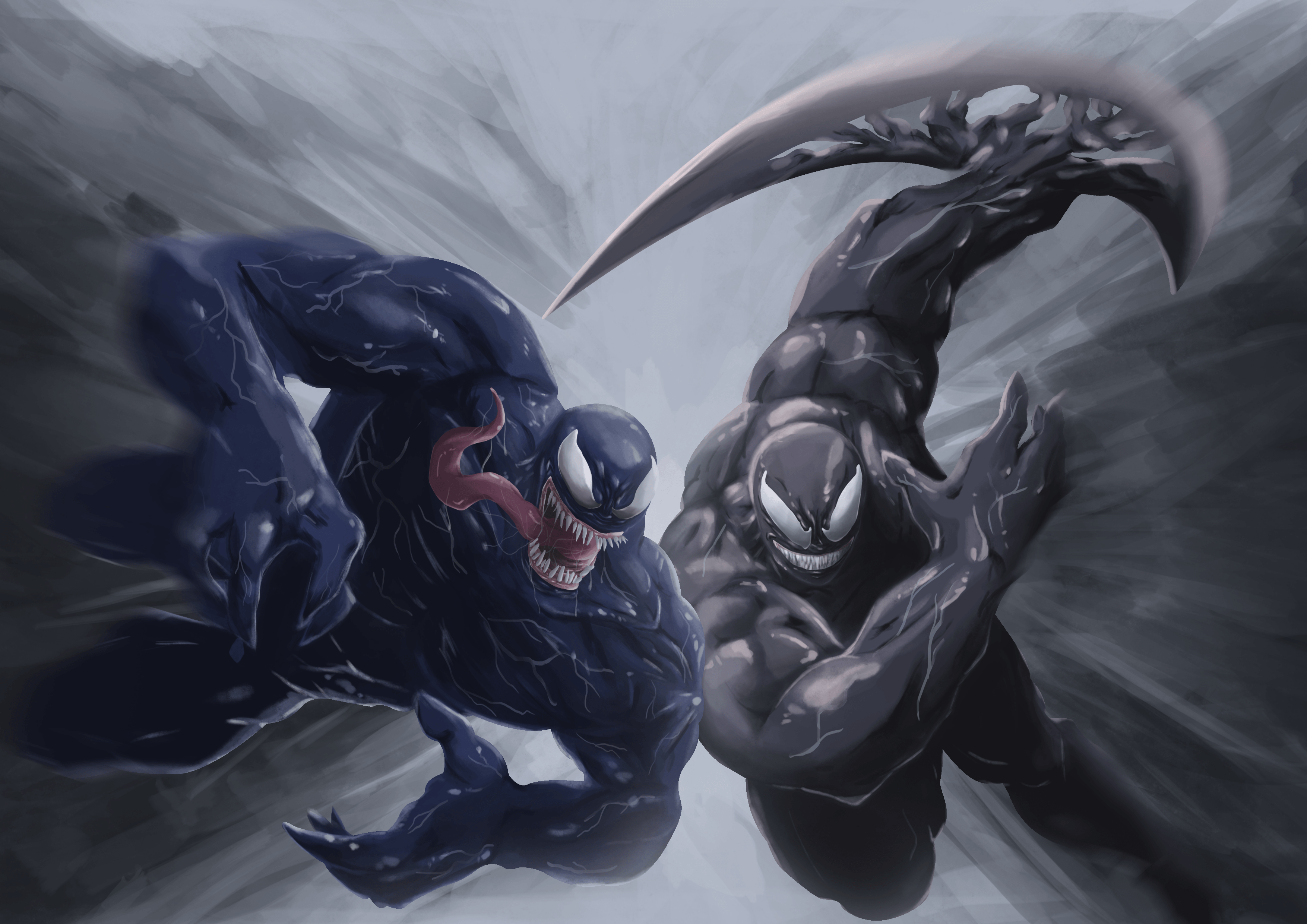 Venom vs Riot. My Works. Venom, Venom 2018 and Marvel
