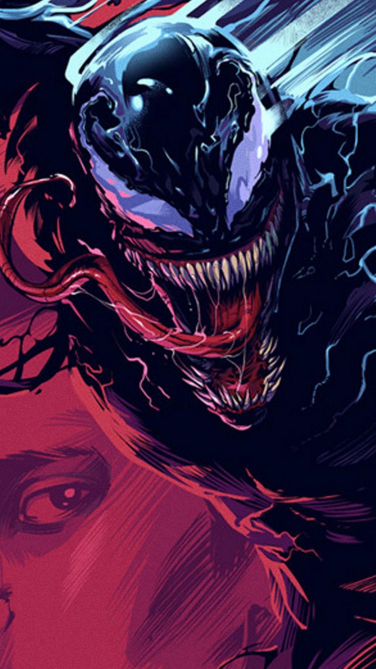 Download 750x1334 Wallpaper Comic Book, Venom, Film, Captain America