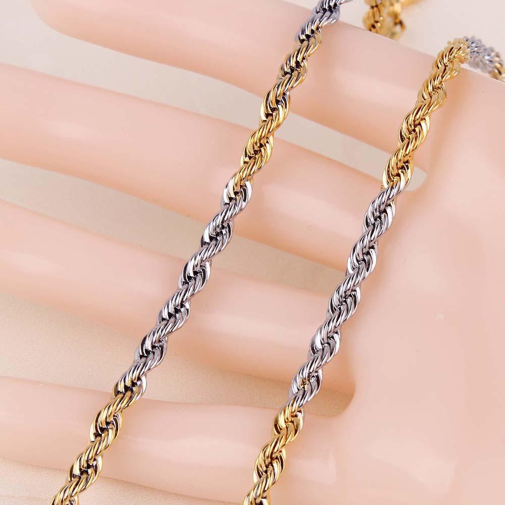 Gold Necklace Wallpaper, 18k Gold Rope Chain Necklace Gold