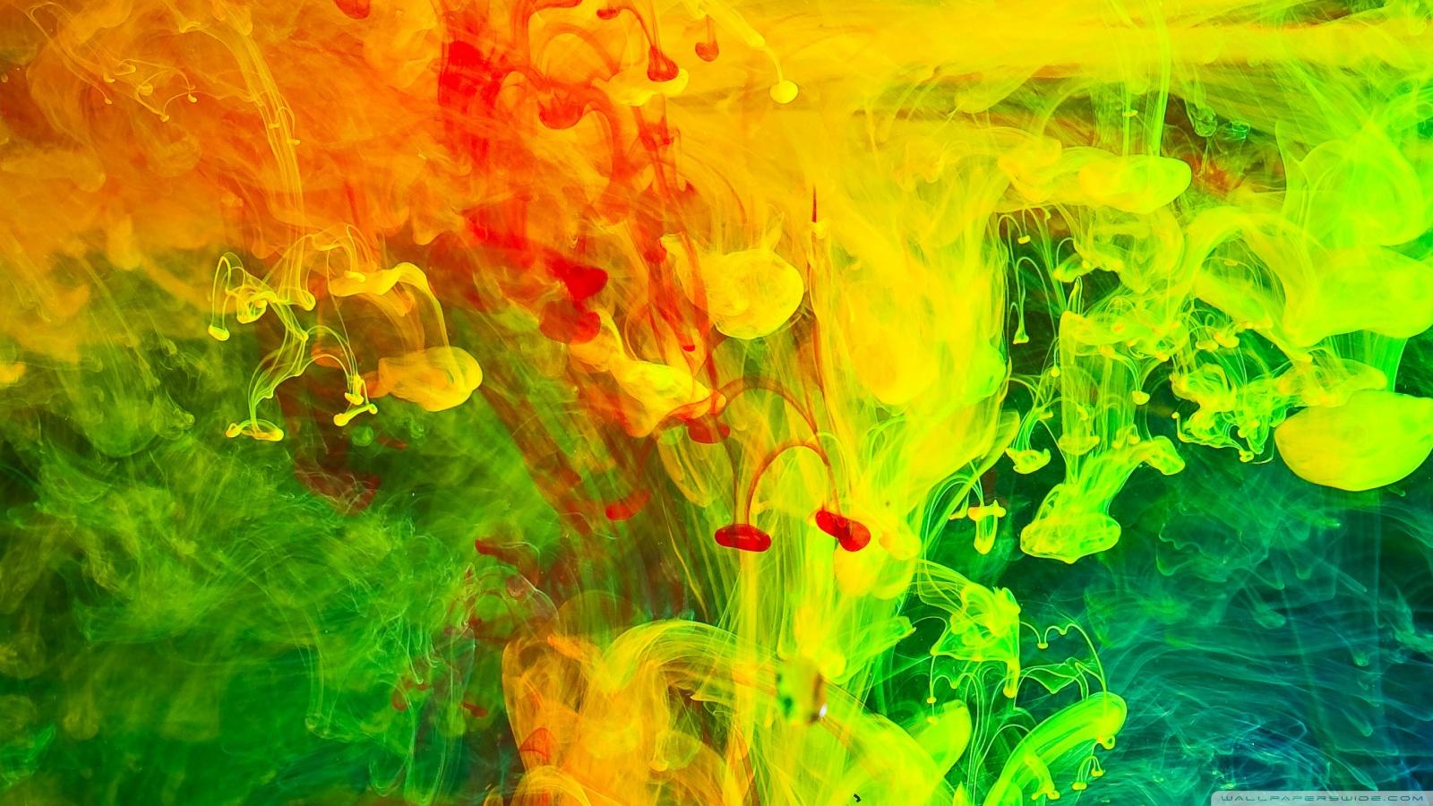 Colorful Paint in Water ❤ 4K HD Desktop Wallpaper for 4K Ultra HD