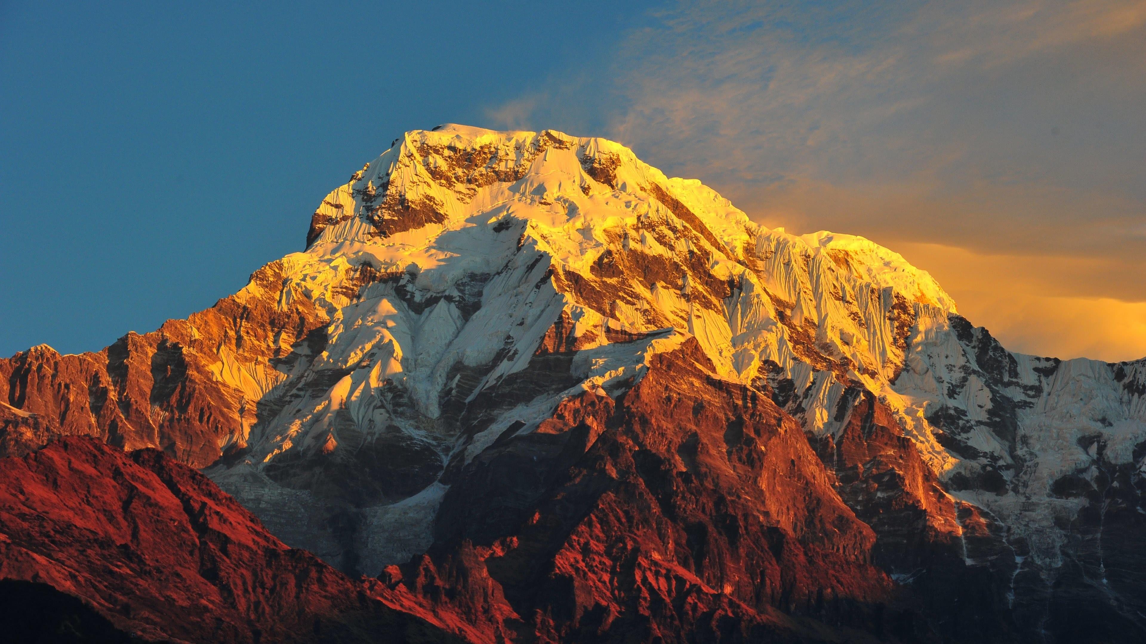 Annapurna Massif Himalayas, Nepal UHD 4K Wallpaper