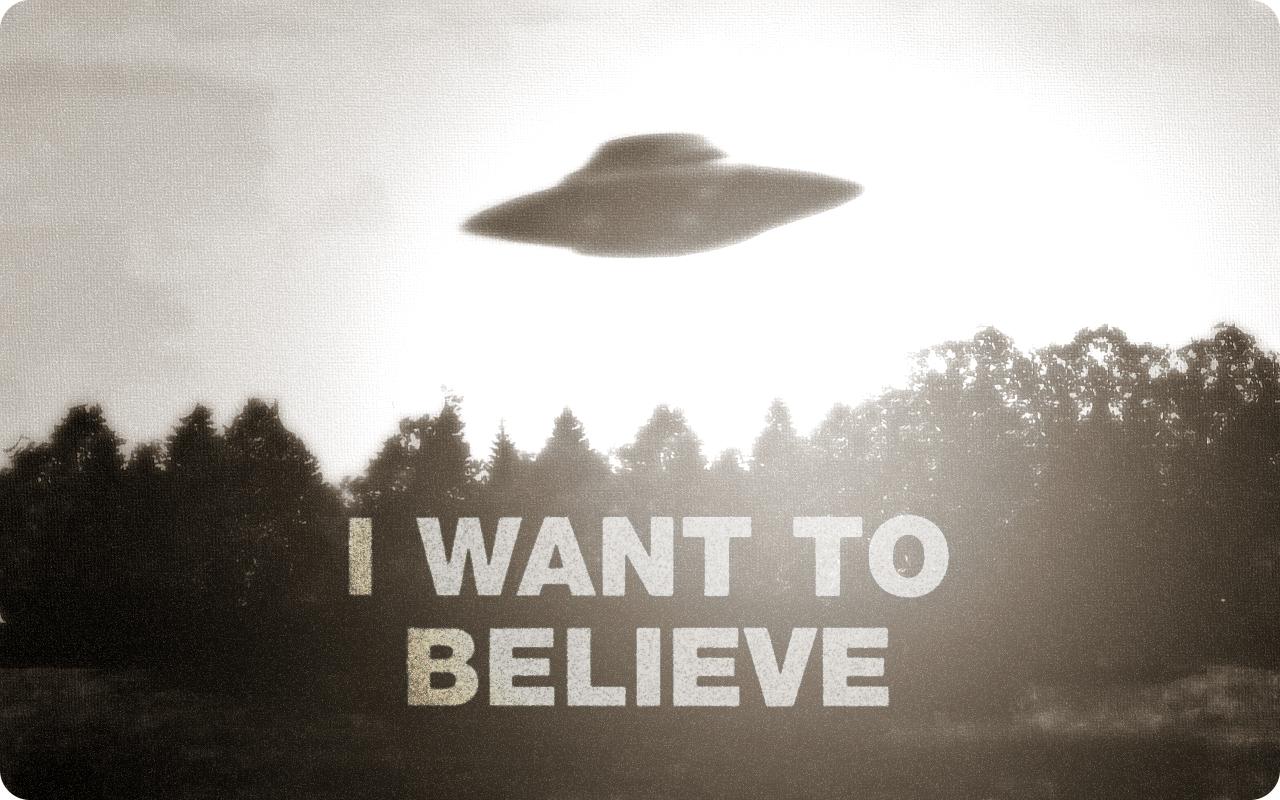I want to believe wallpaper