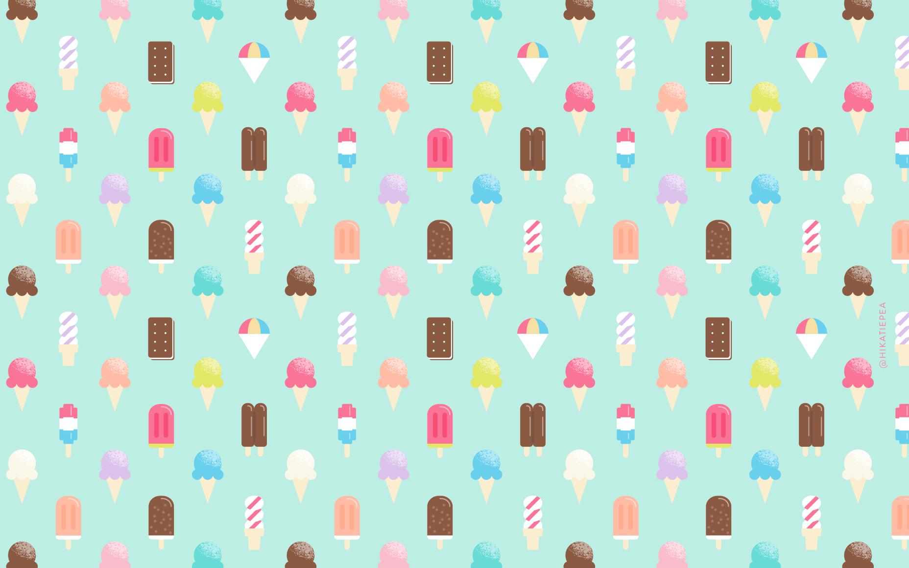 Freebie: Ice Cream Wallpaper