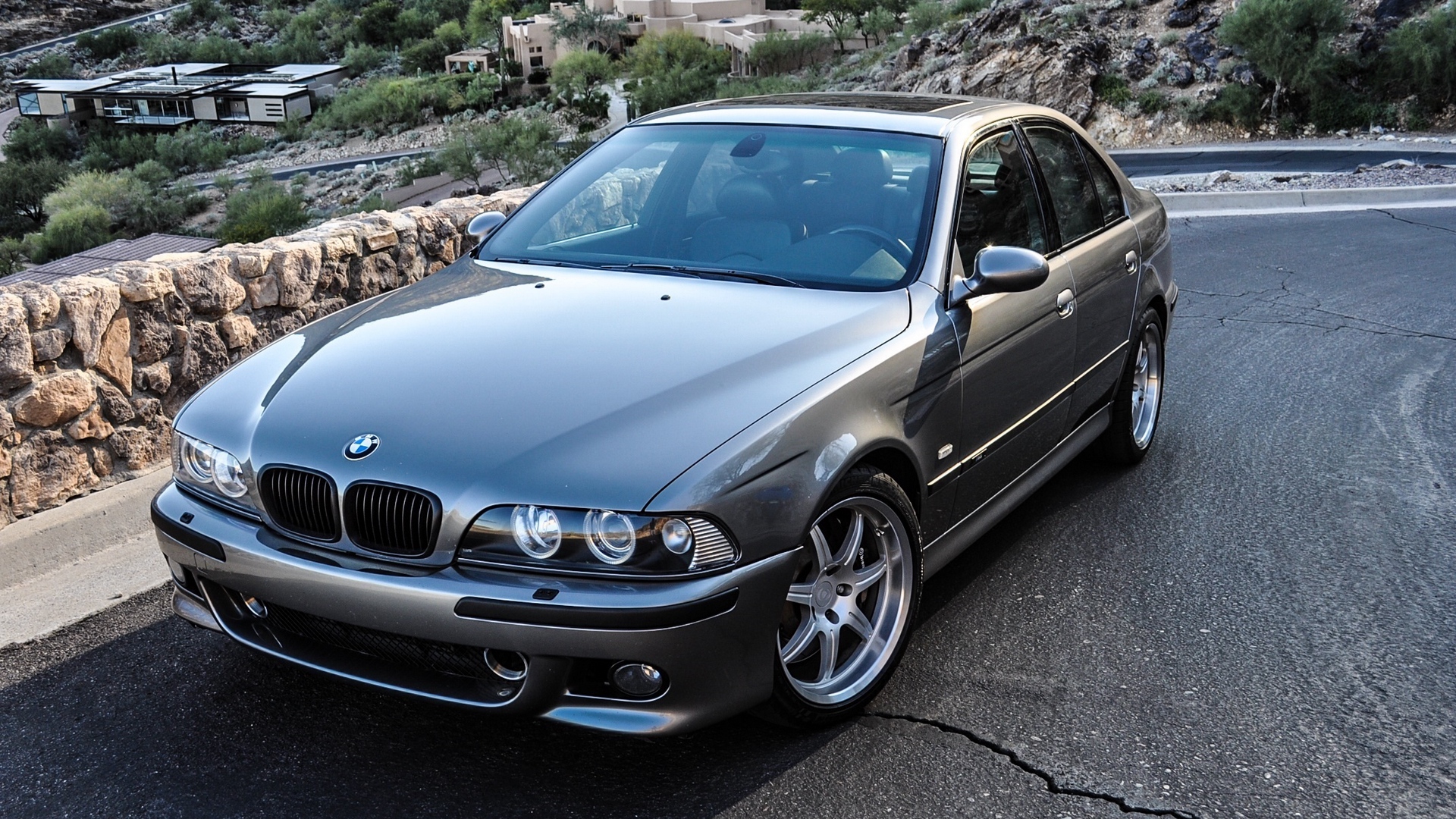 BMW E39 M5 Silver HD Wallpaper
