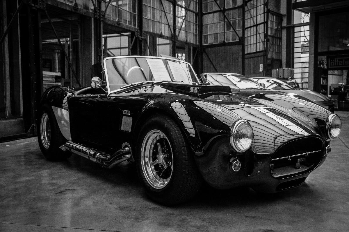 retro sports car shelby cobra wallpaper living room decor home wall