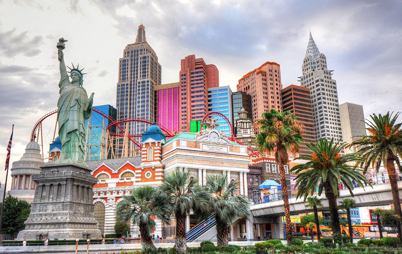 Wallpapers Statue of Liberty Las Vegas USA Cities
