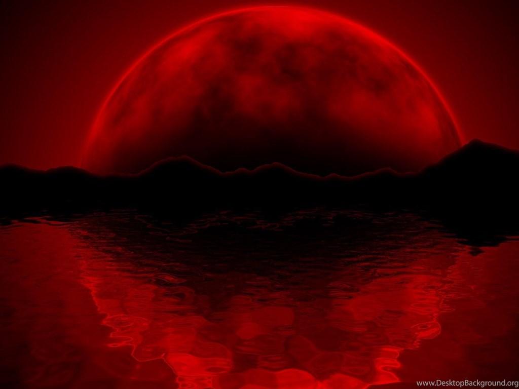 Blood Moon Wallpaper Desktop Background