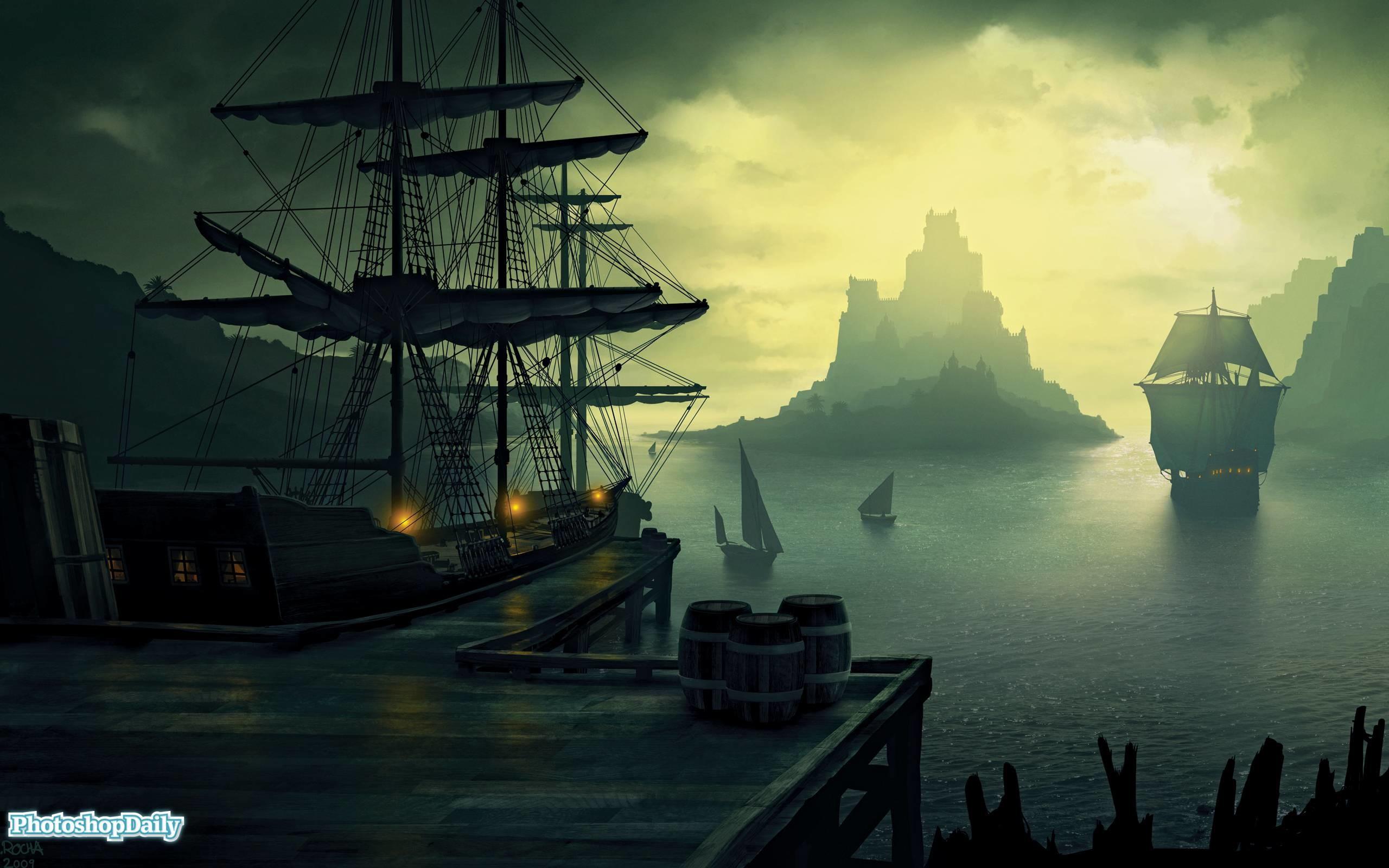 Pirate Ship Wallpaper