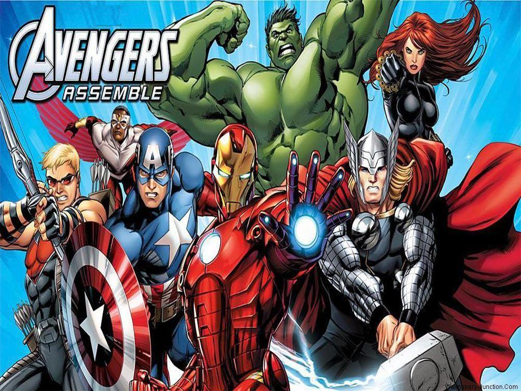 Avengers Assemble Cartoon Wallpaper. Avengers assemble cartoon, Avengers cartoon, Avengers assemble