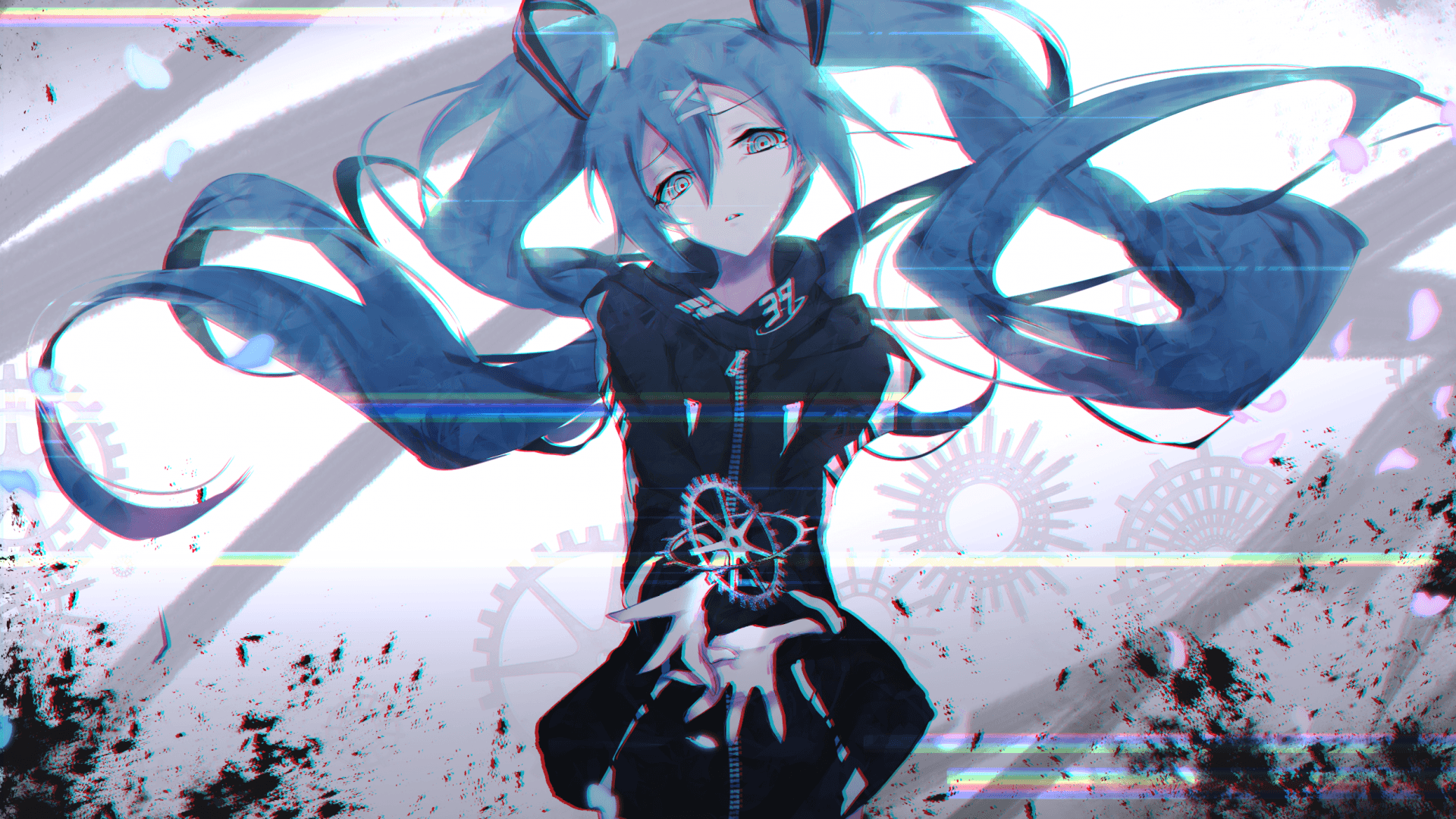 Download 1920x1080 Vocaloid, Twintails, Hatsune Miku Wallpapers for