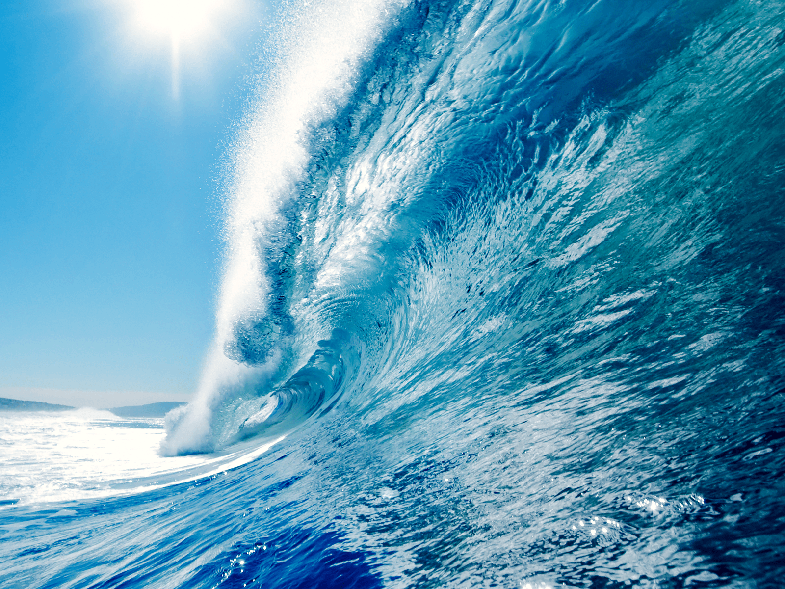Huge Waves Background Graphics