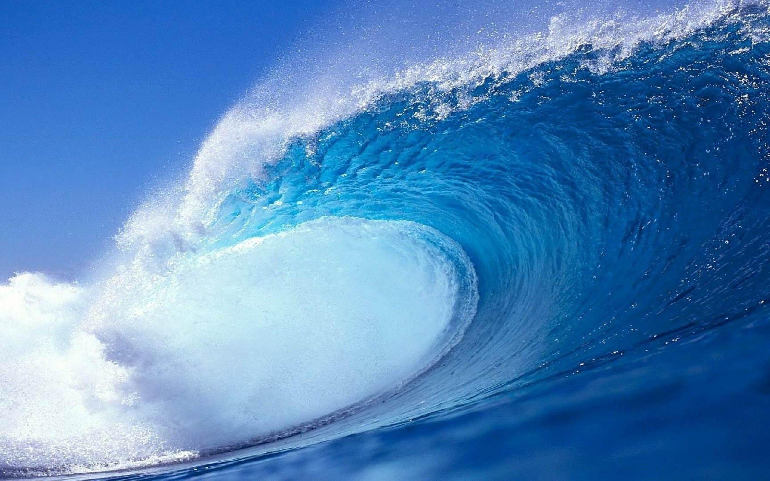 Blue Waves Wallpaper HD Resolution Download Wallpaper Laptop HD