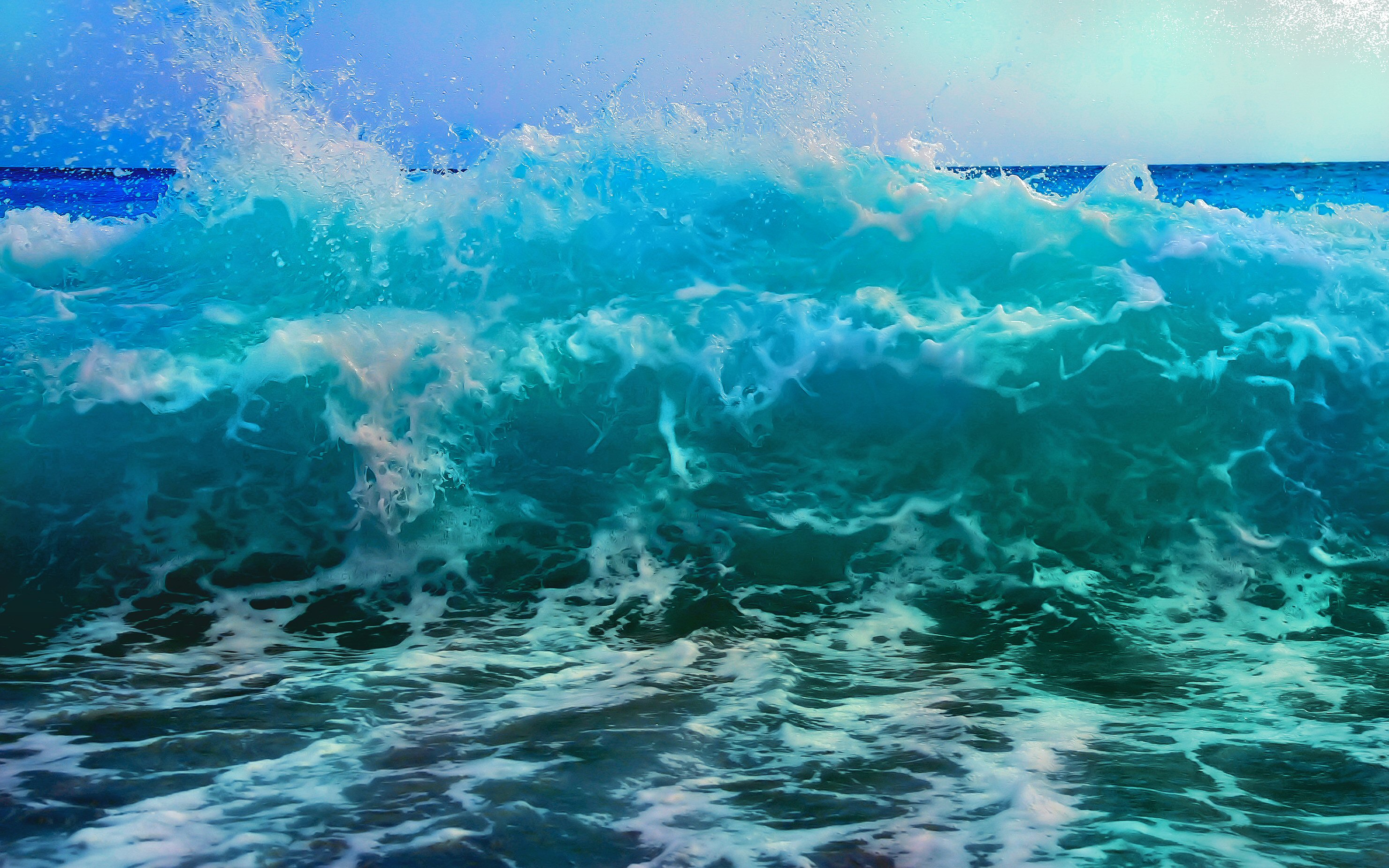 Waves Wallpaper 4K (2960x1850 px)