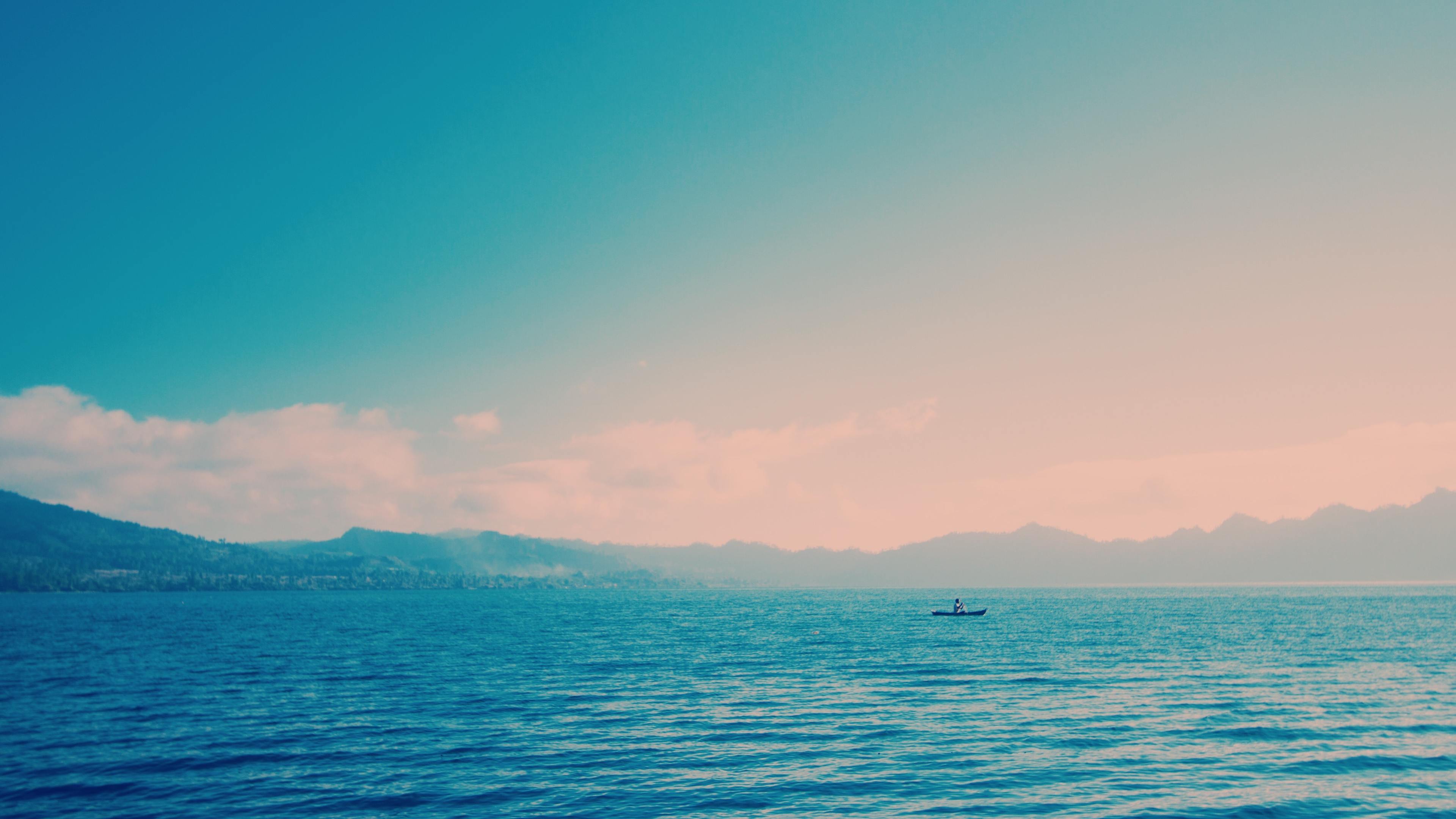 Wallpaper 4k Seascape Sky Water Waves 4k 4k Wallpaper, 5k