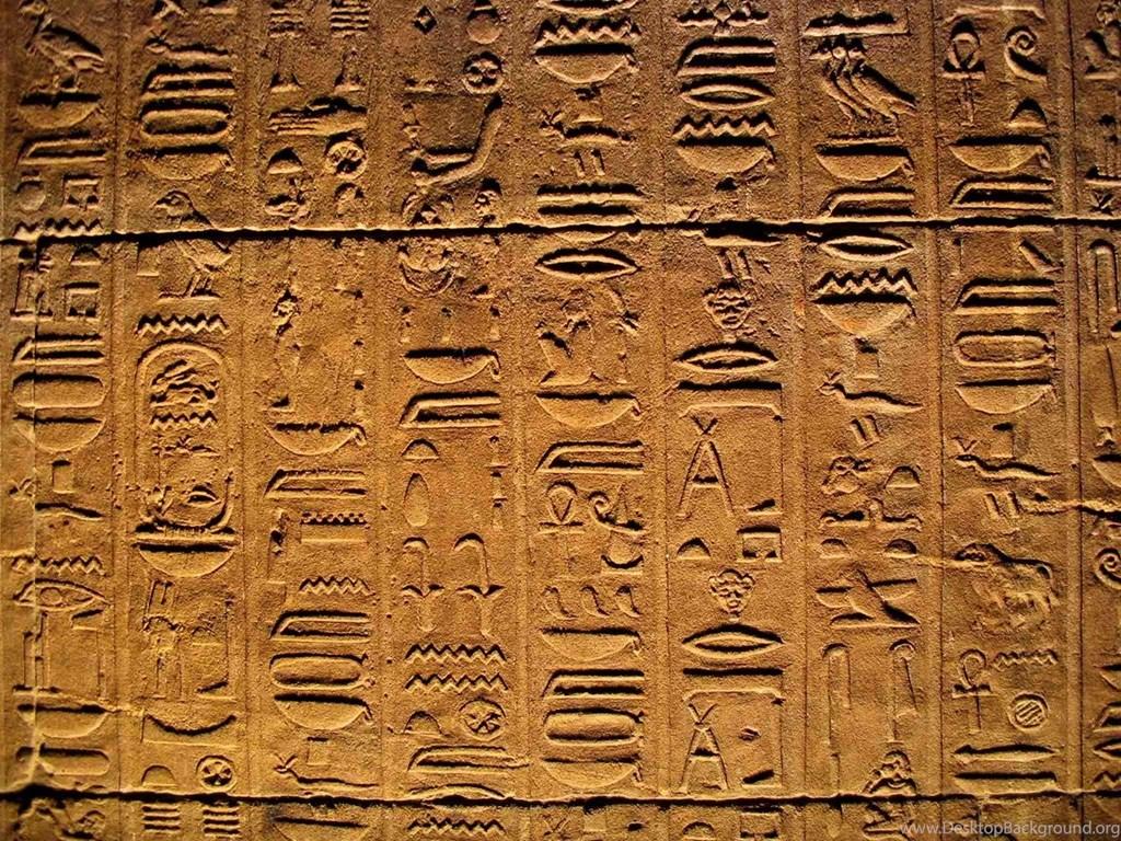 Egyptian Hieroglyphics Wallpaper Desktop Background