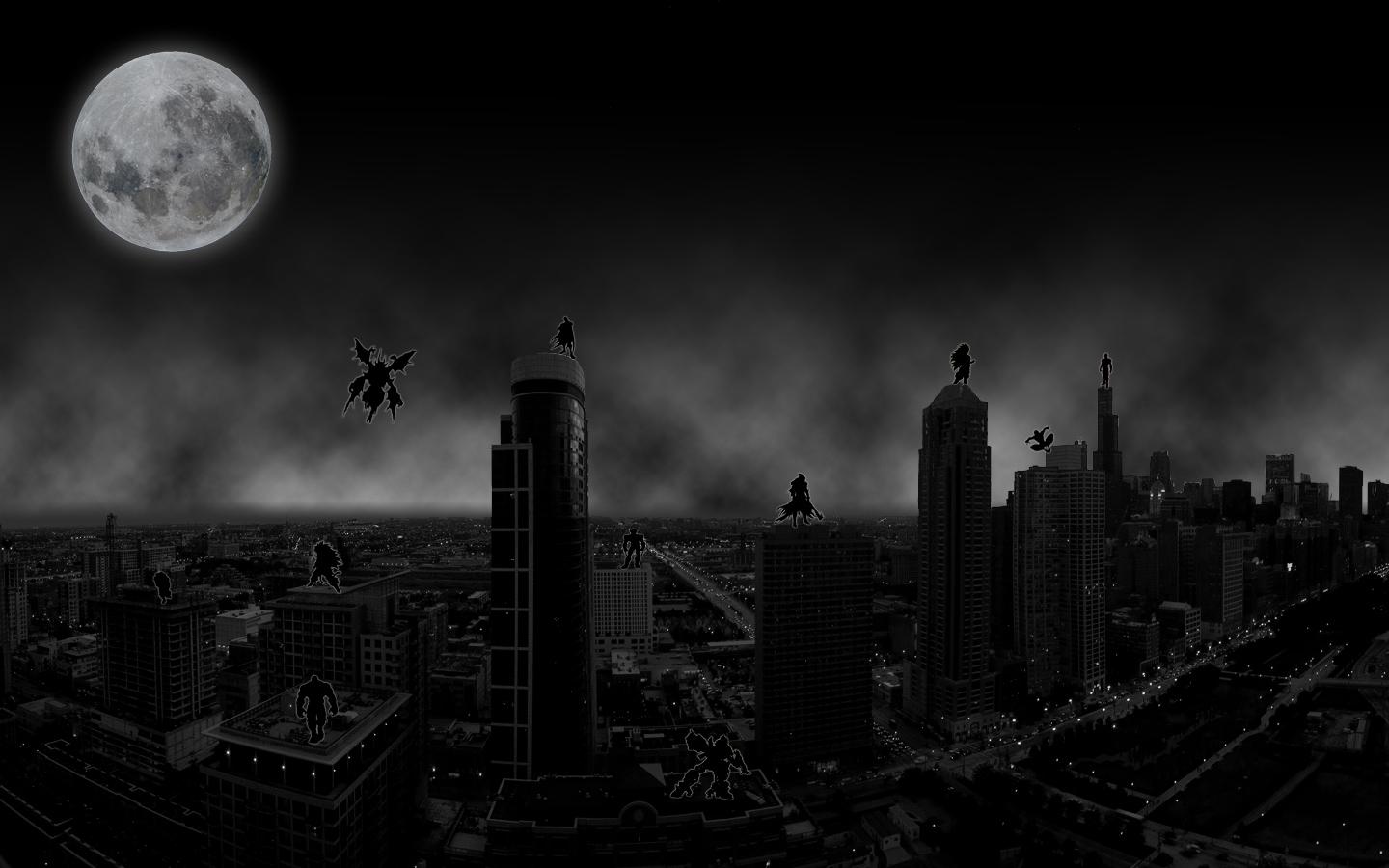 Dark Monsters Night in the City wallpaper from Dark wallpaper
